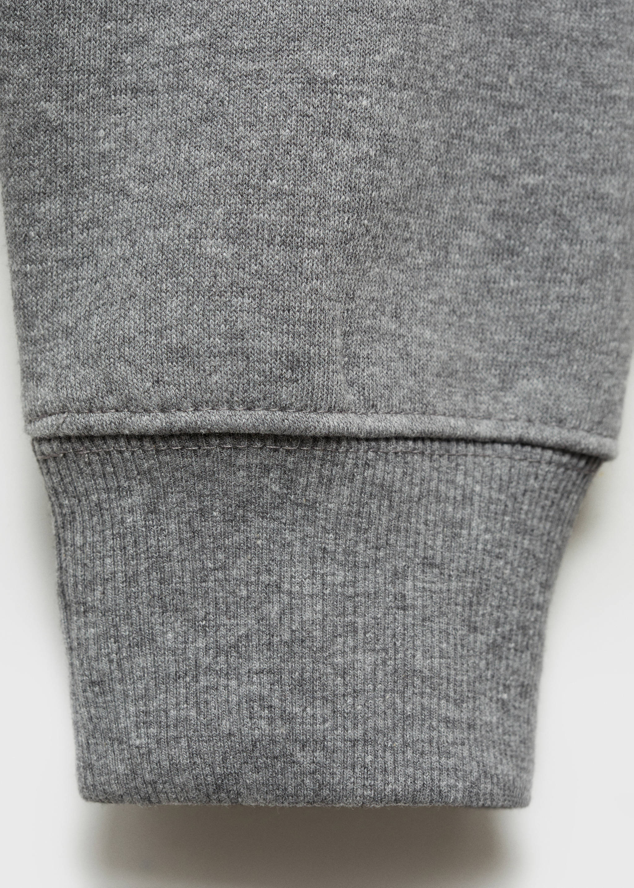 Cotton-blend polo sweatshirt - Details of the article 0