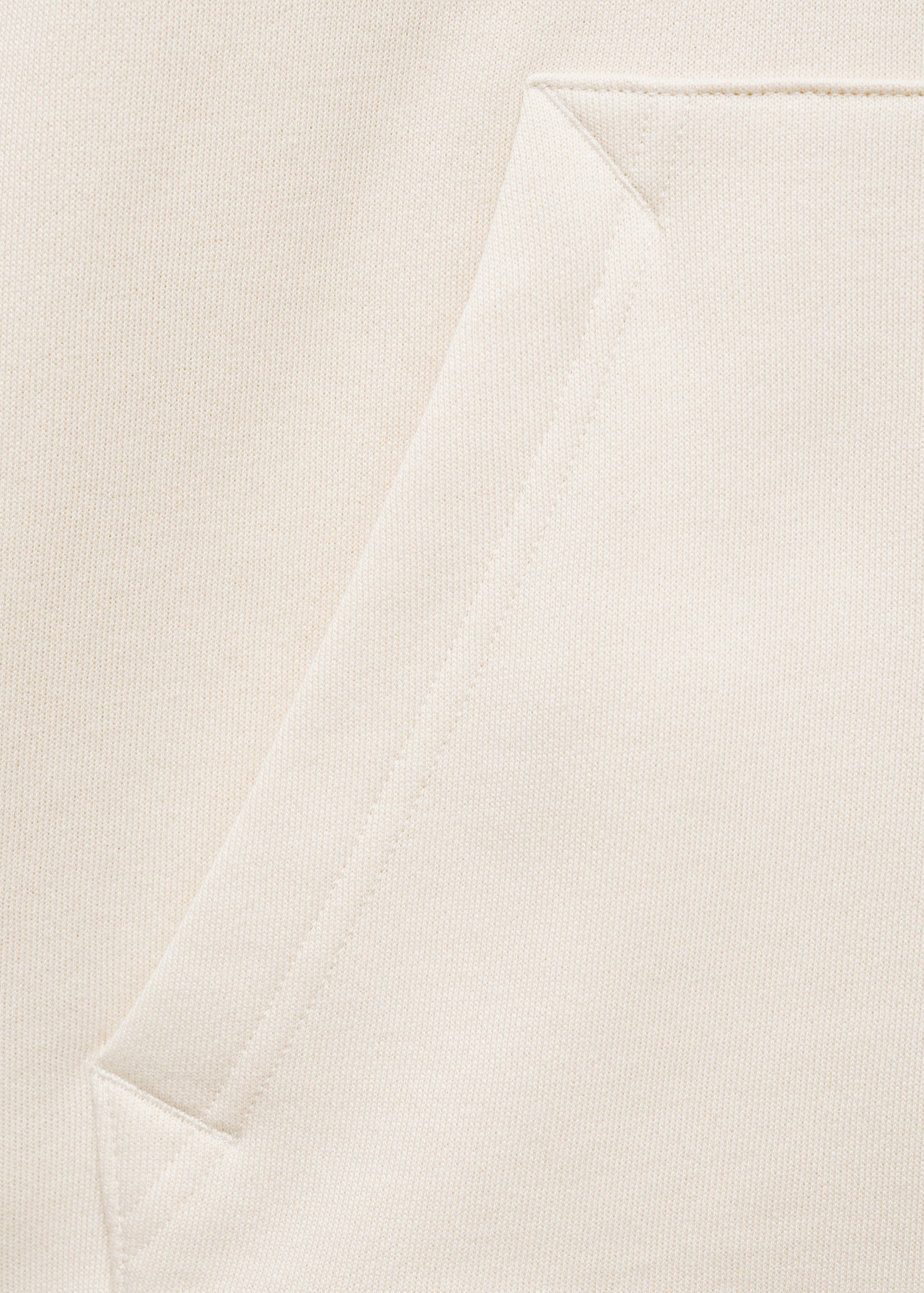 Cotton kangaroo-hooded sweatshirt - Details of the article 0