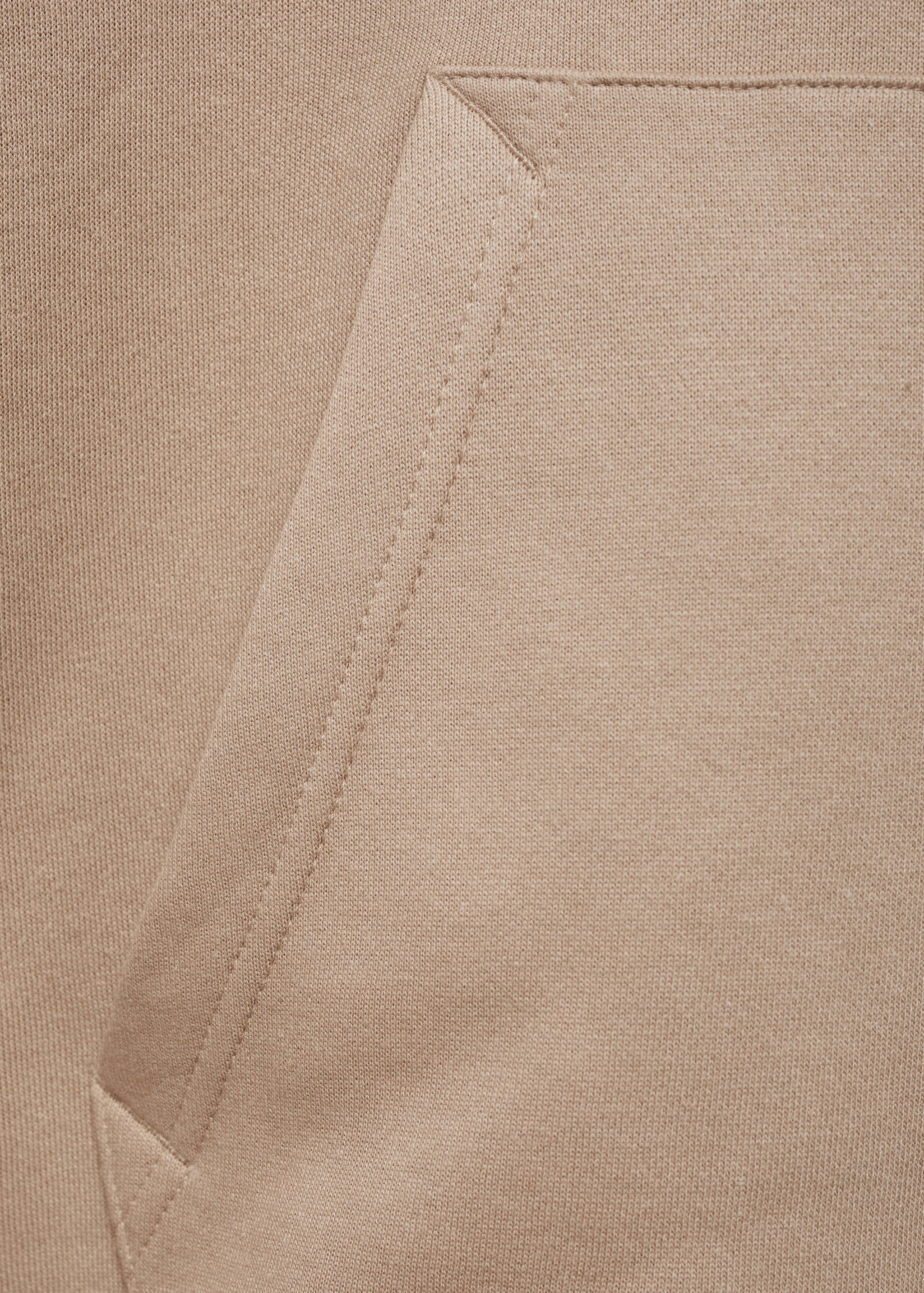 Cotton kangaroo-hooded sweatshirt - Details of the article 0