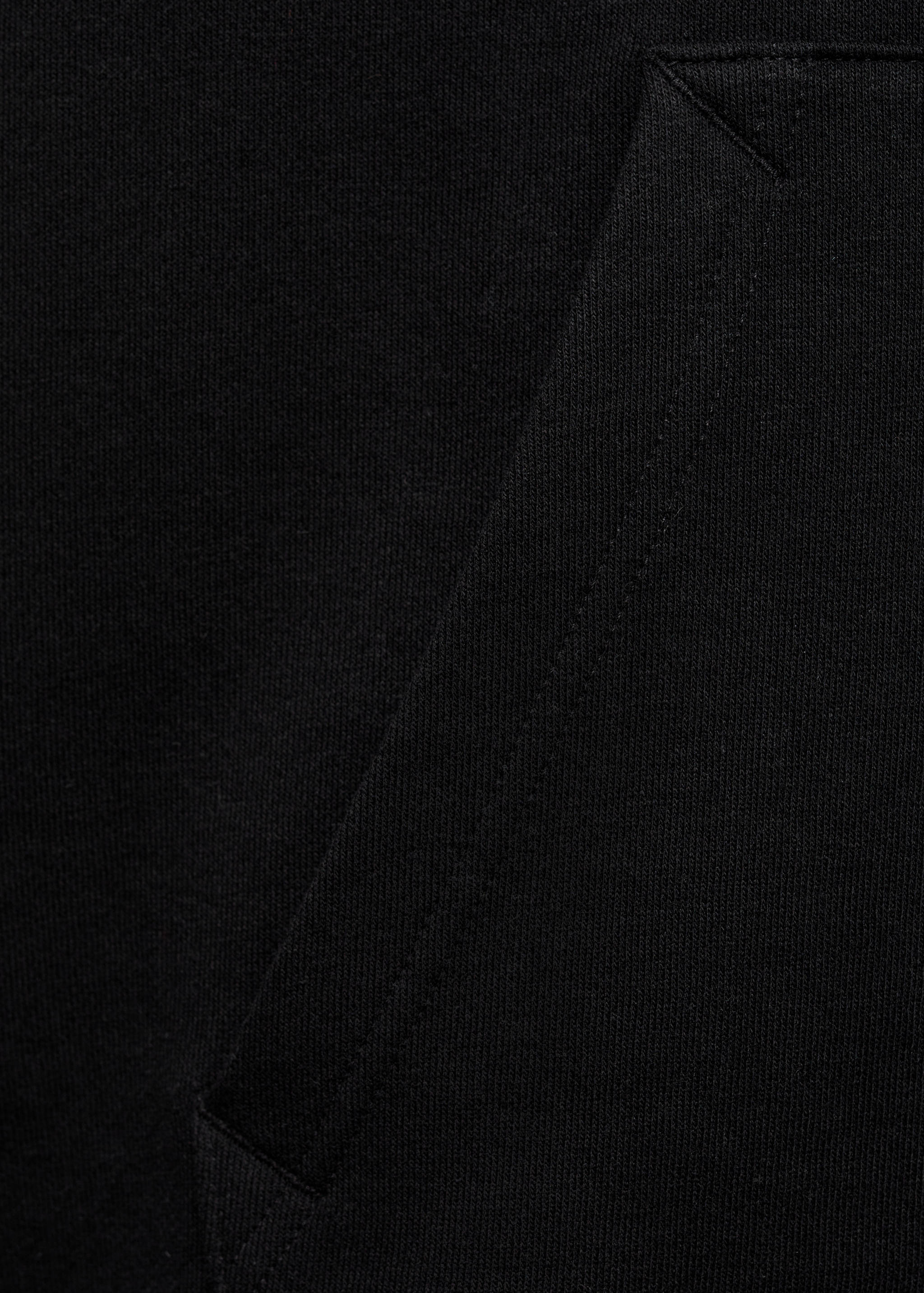 Cotton kangaroo-hooded sweatshirt - Details of the article 0