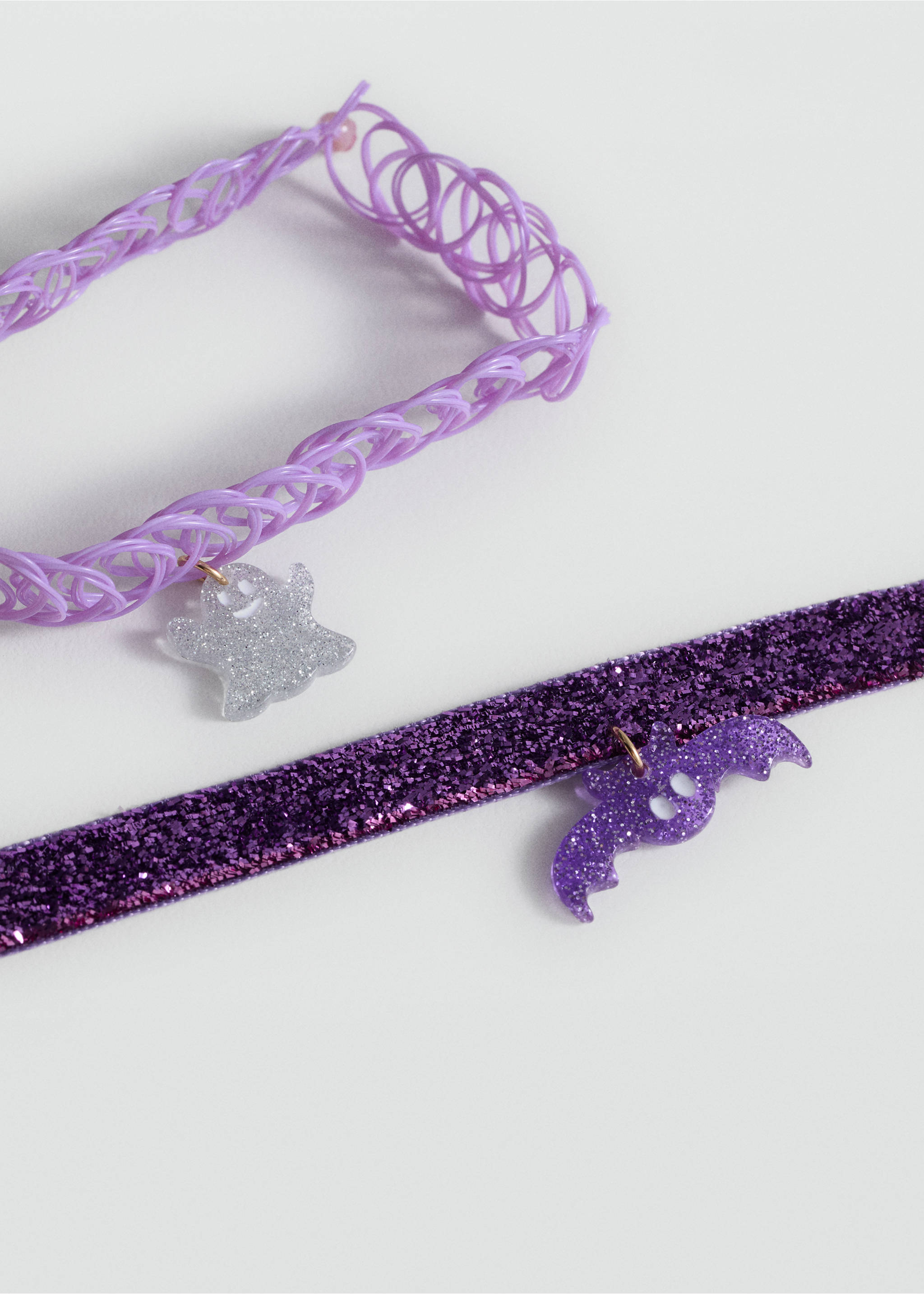 Pack 2 Halloween chokers - Medium plane, Lilac. Ref: 77027122-00.