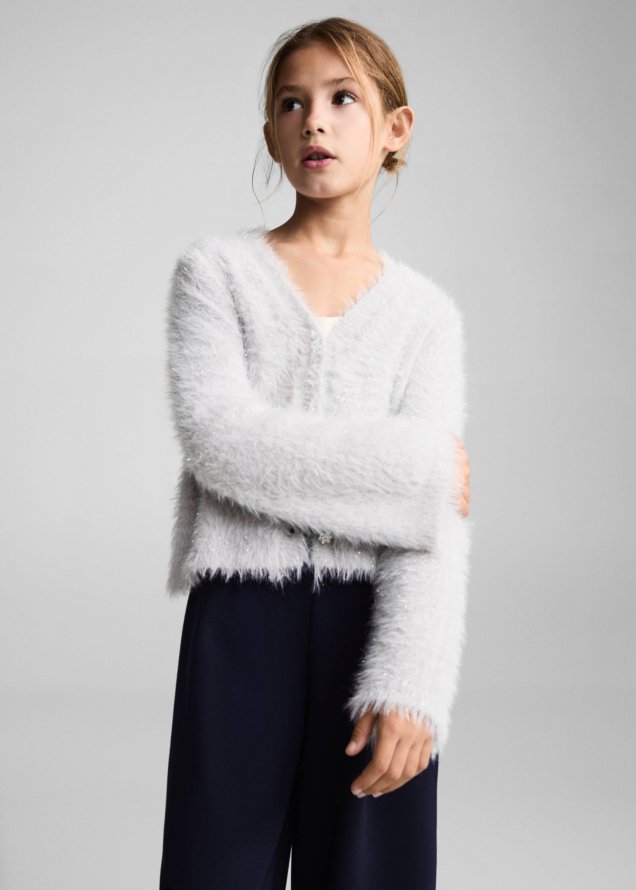 Culotte mit Bundfalten - Mittlere Ansicht