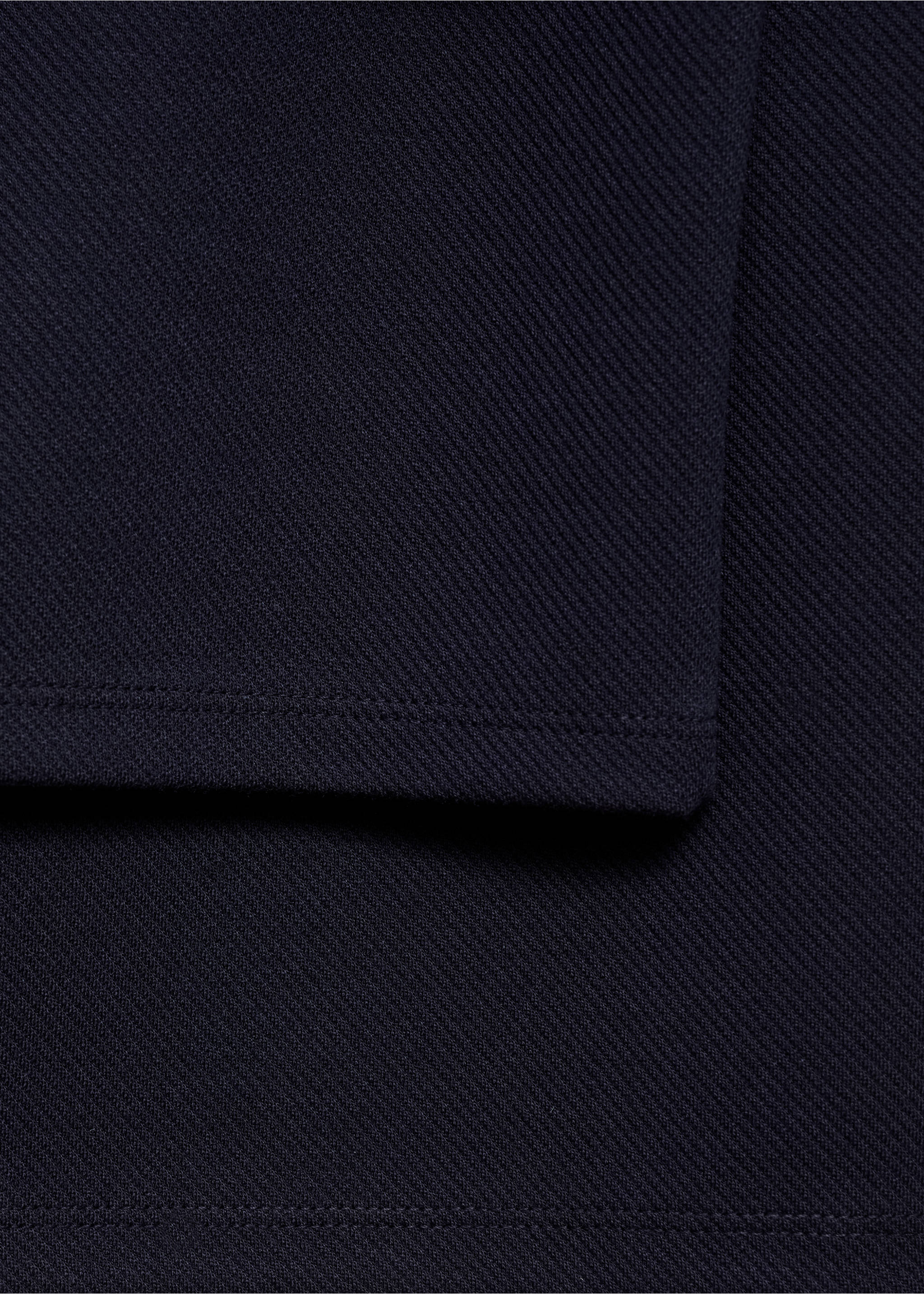 Culotte mit Bundfalten - Detail des Artikels 8, Dunkles Marineblau. Ref: 77027129-00.
