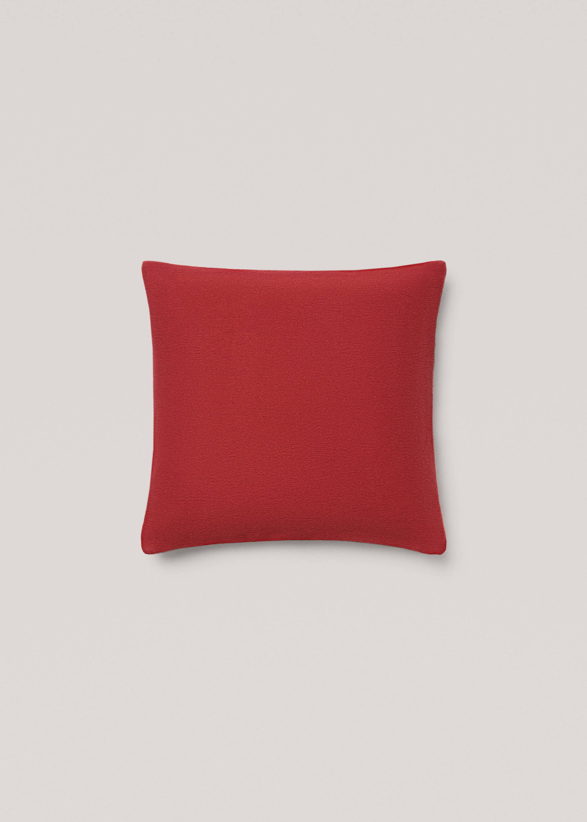 Cotton cushion cover with leaf design - Details of the article 1