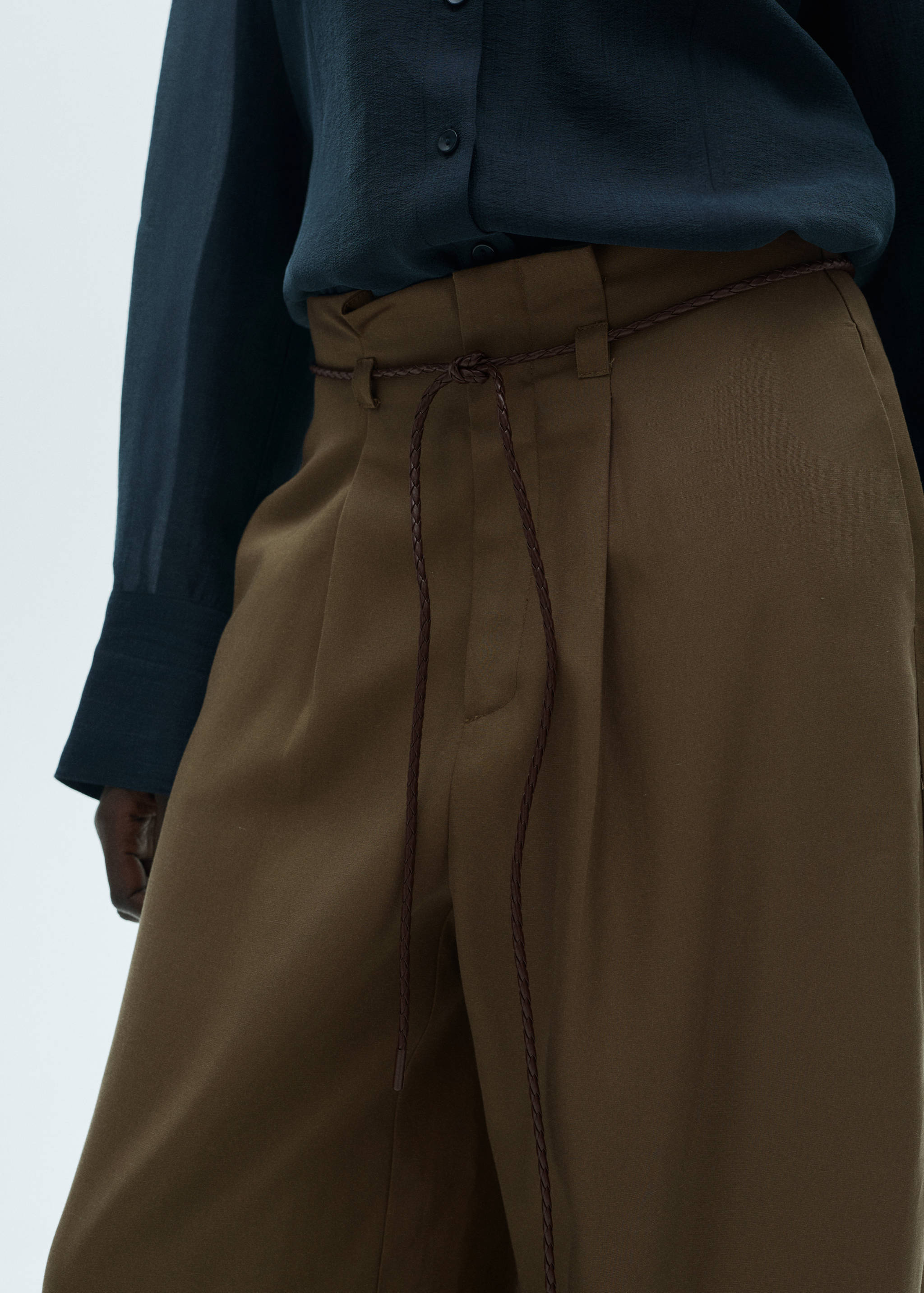 Pantalons lyocell cordill ajustable - Detall de l'article 1