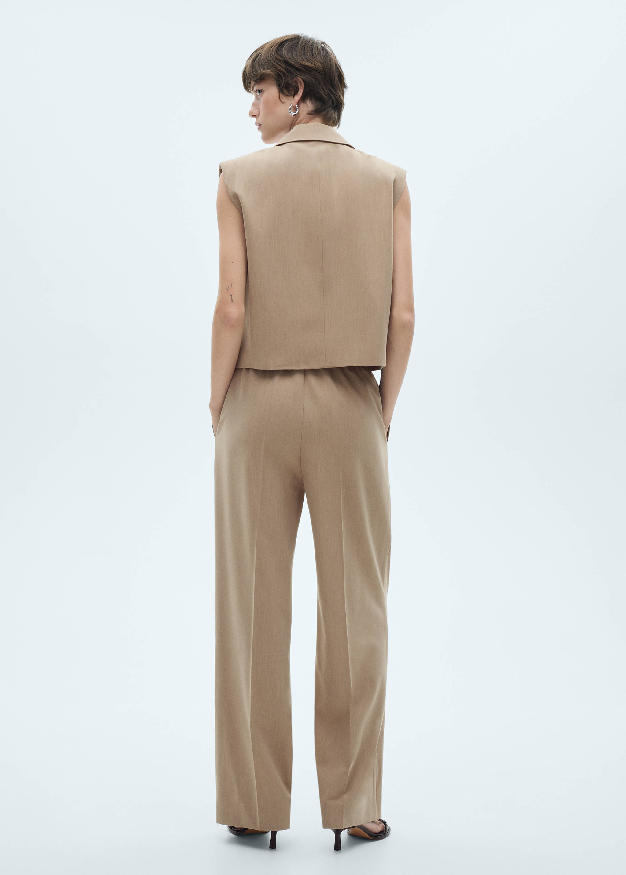 Pantalon costume taille élastique - Verso de l’article