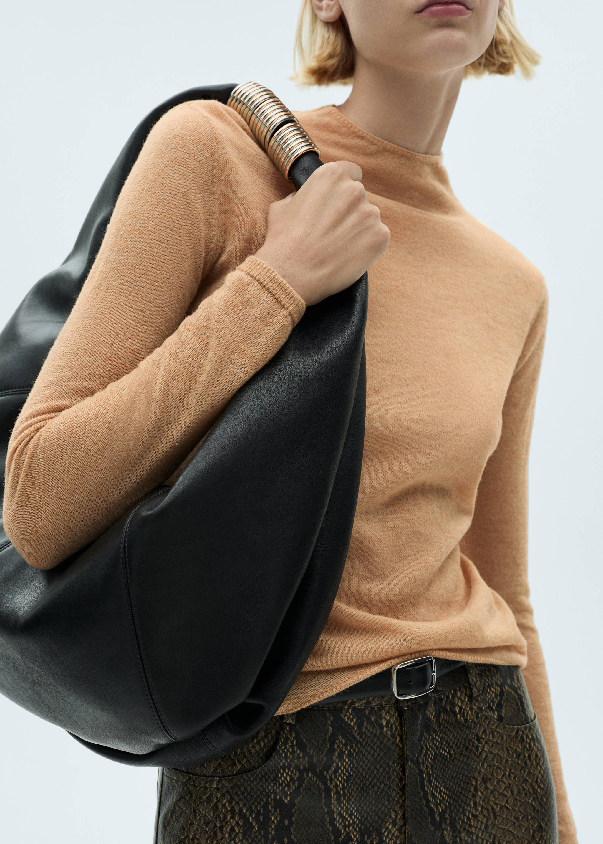 Feiner Baumwolle mit halbhohem Kragen - Detail des Artikels 6