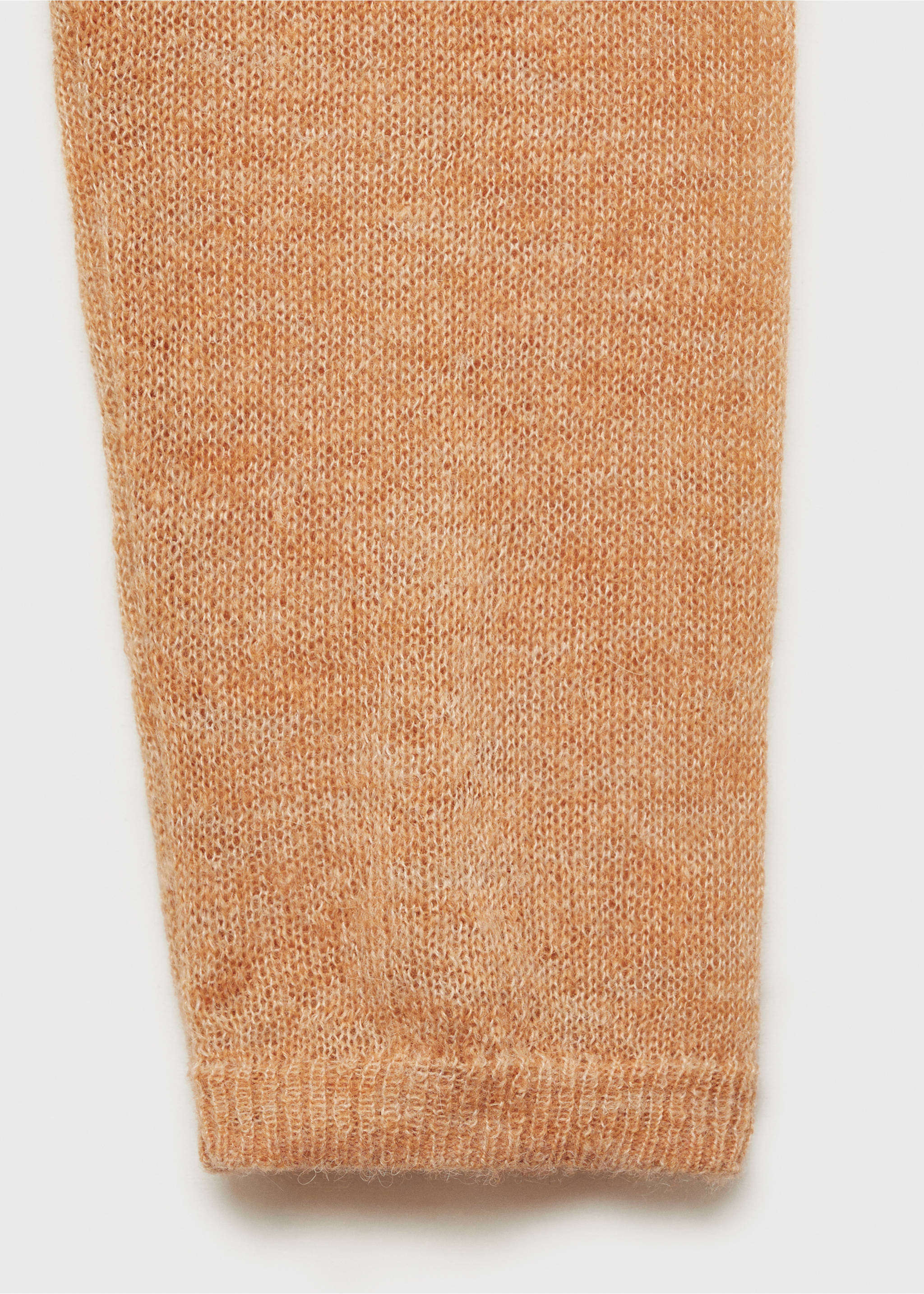 Feiner Baumwolle mit halbhohem Kragen - Detail des Artikels 0, Mittelbraun. Ref: 77027668-00.