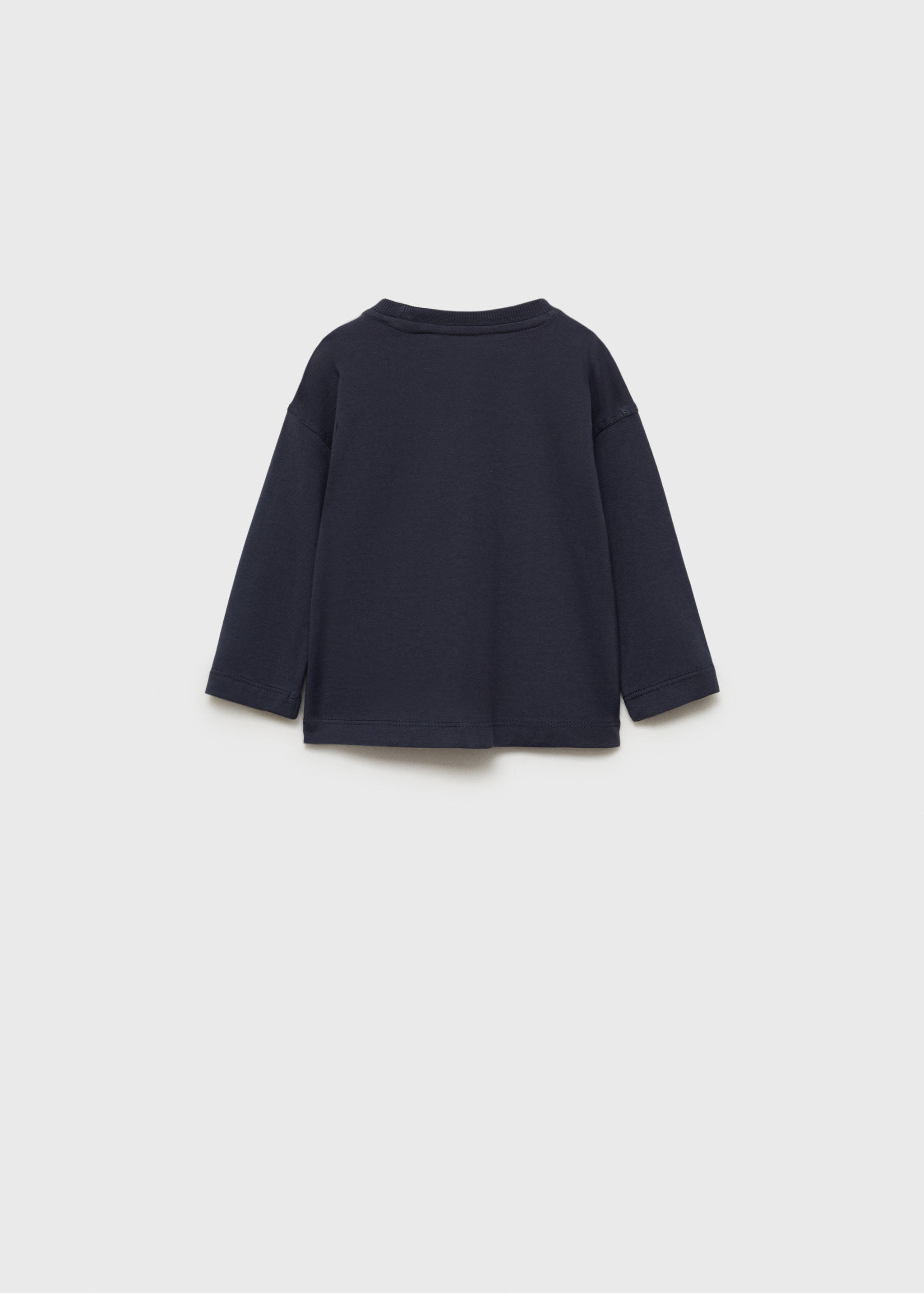 Langärmliges Print-T-Shirt - Rückseite des Artikels