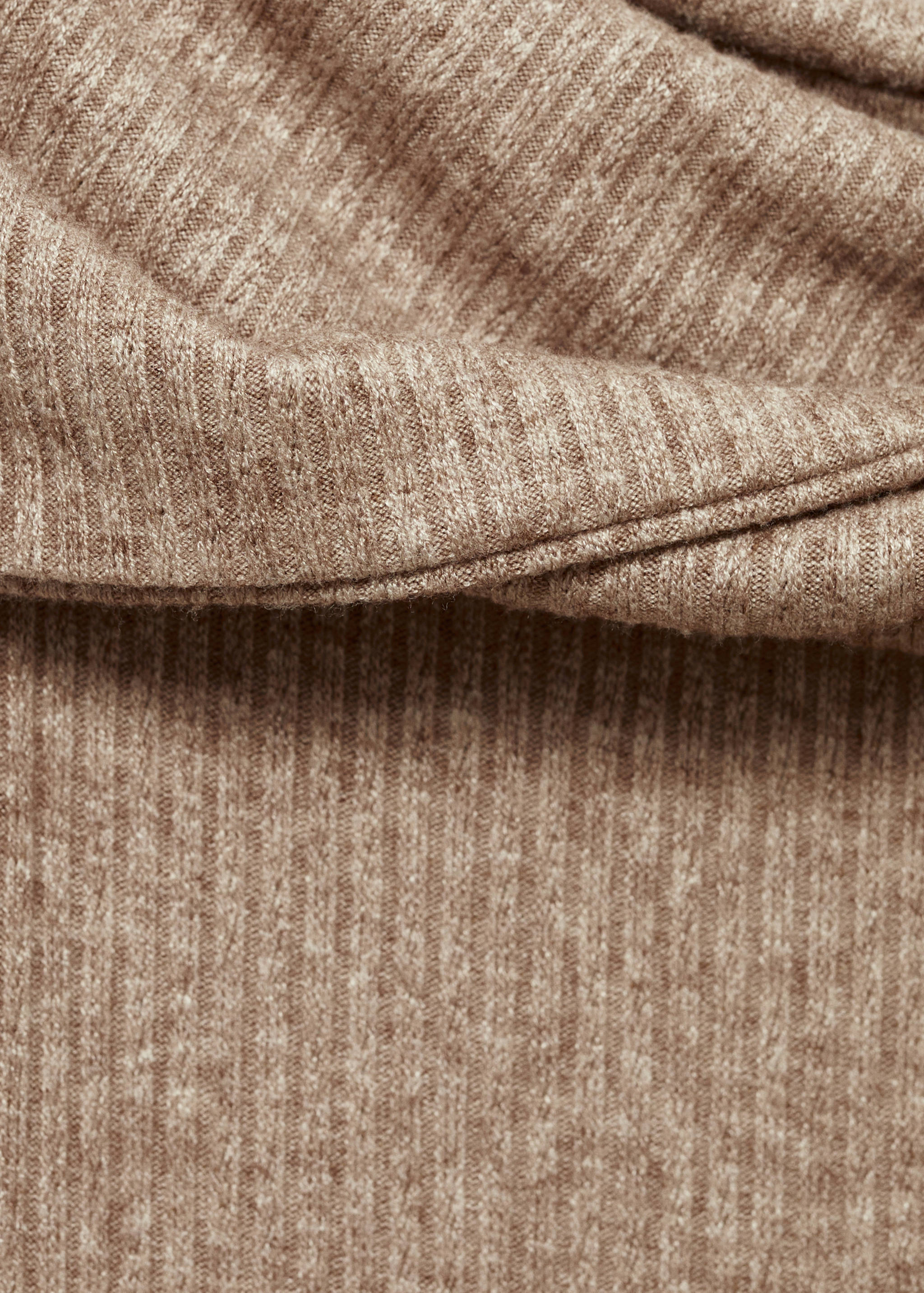 Off-the-shoulder knitted dress - Details of the article 8