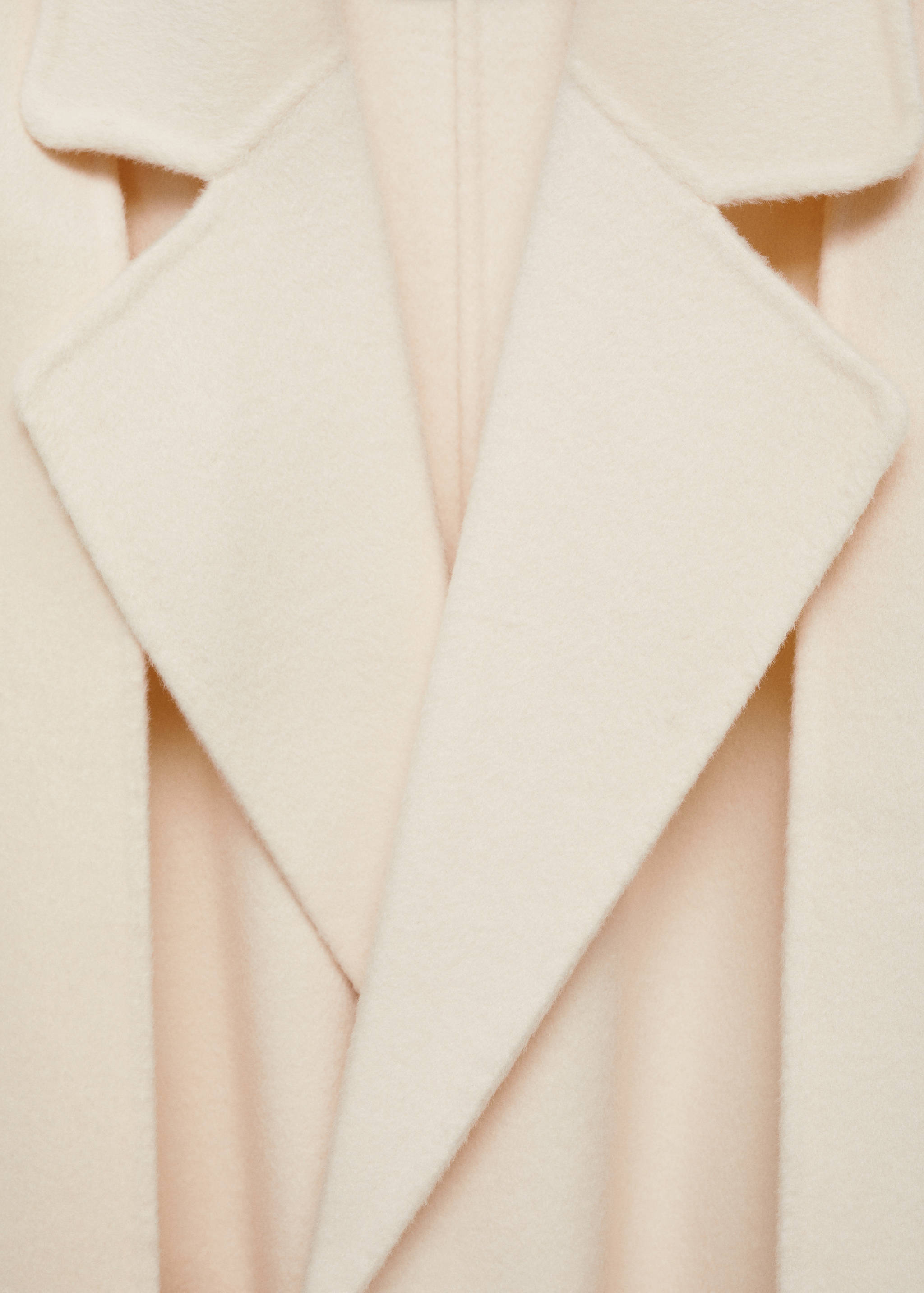 Fringe wool-blend coat - Details of the article 0