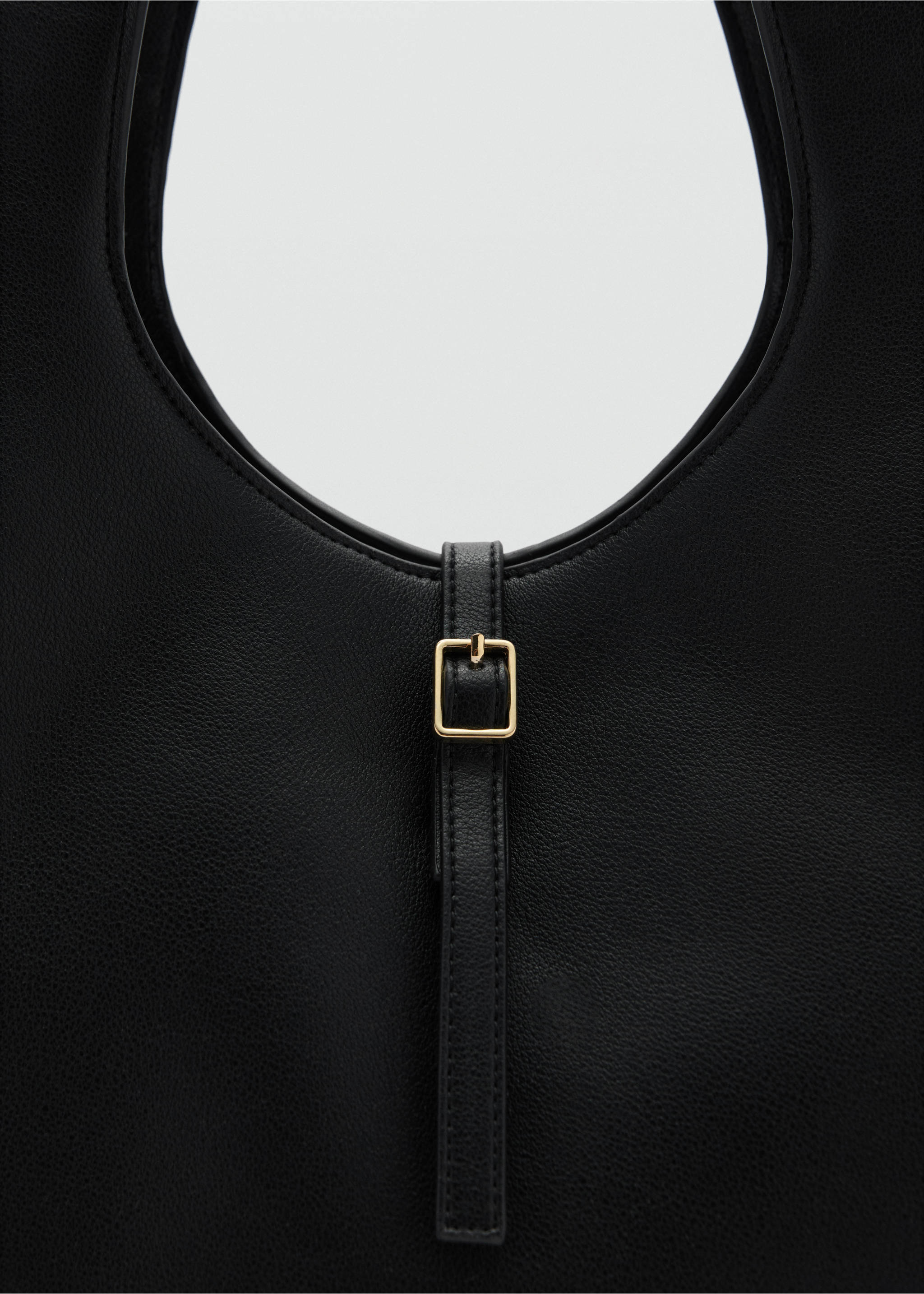 Sac cabas détail boucle - Détail de l'article 2, Noir. Ref: 77027690-00.