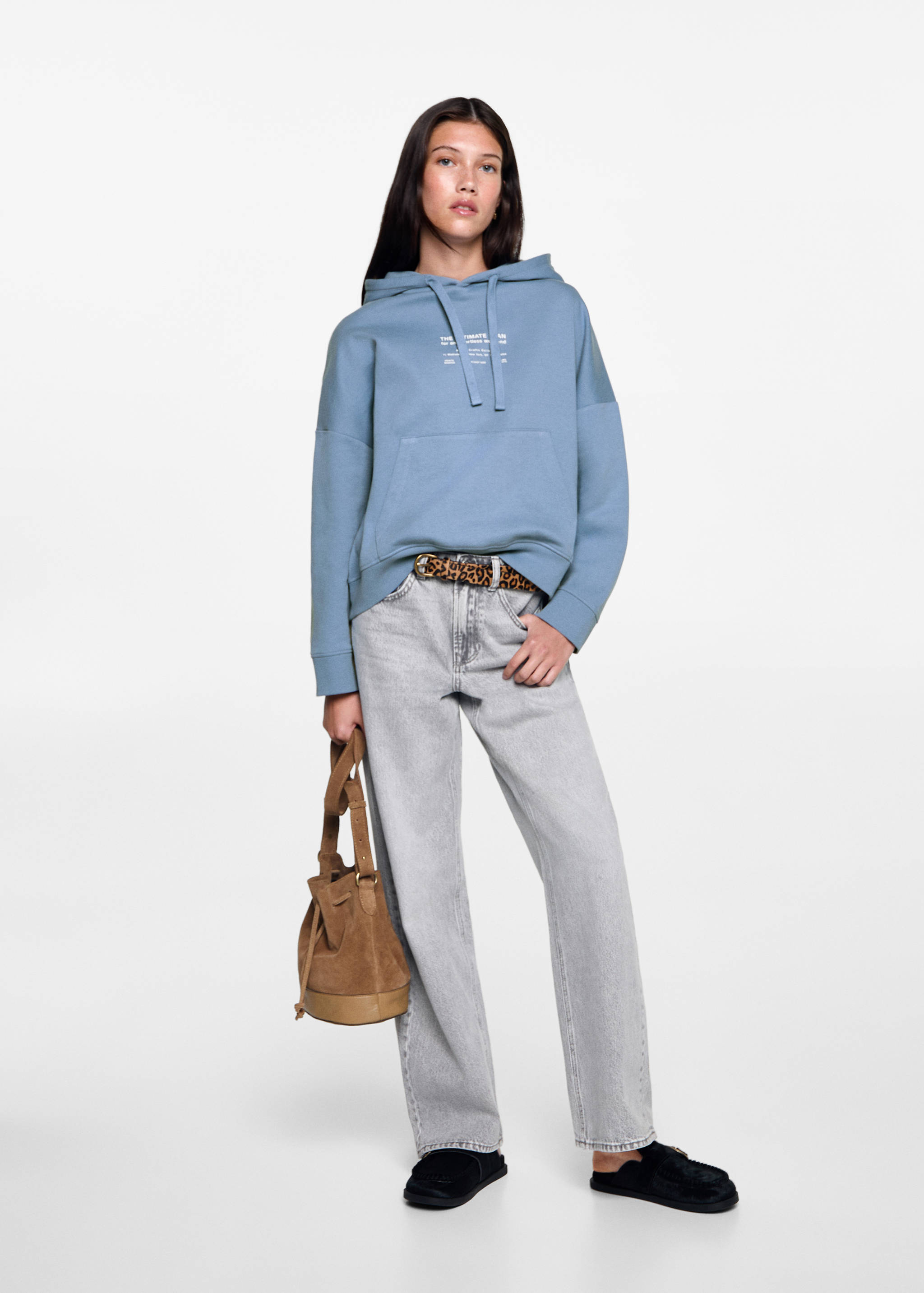 Printed hoodie - General plane