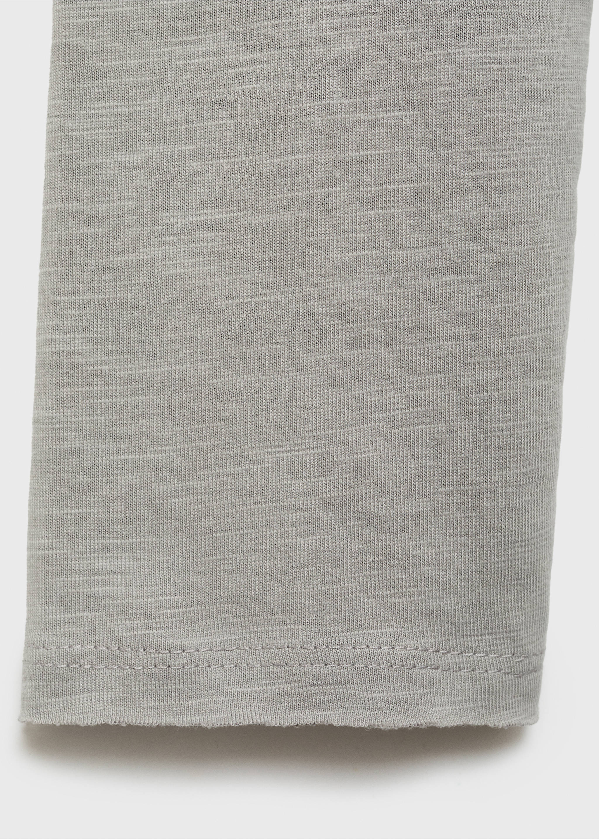 Koszulka z długim rękawem na guziki - Szczegóły artykułu 0, Szary. Ref: 77027696-00.