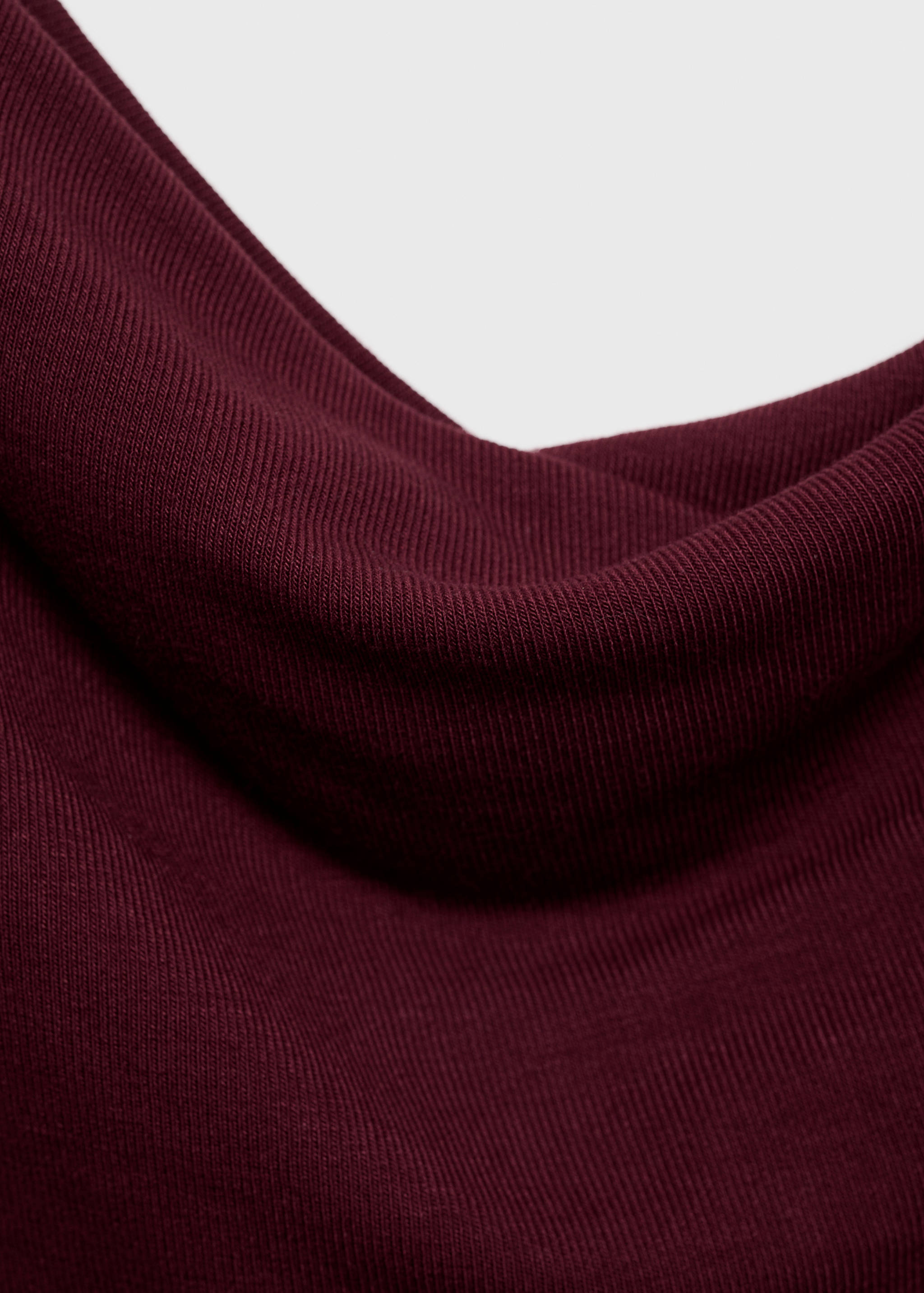 Camiseta asimétrica drapeada - Detalle del artículo 0