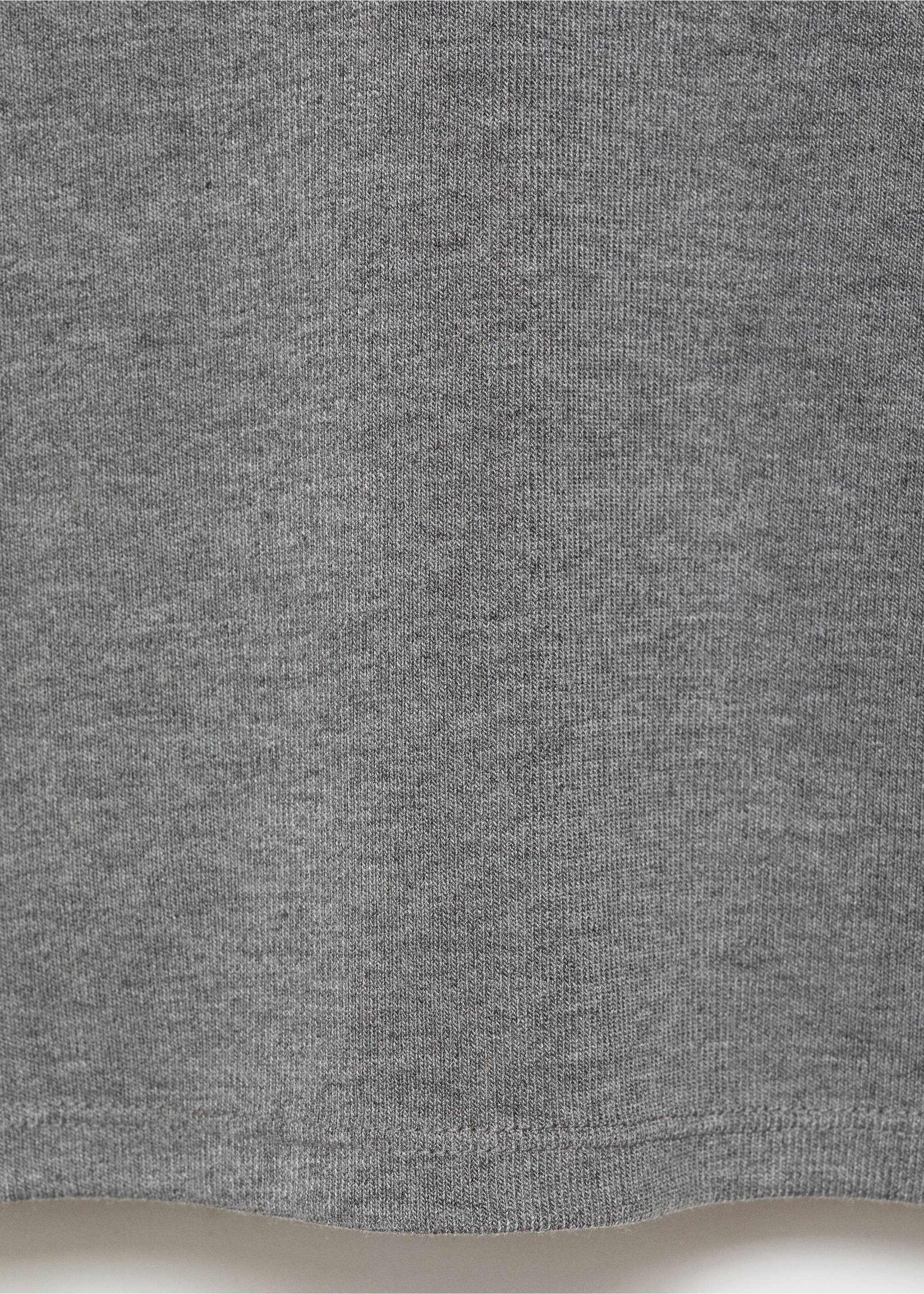 Langarm-T-Shirt mit Kapuze - Detail des Artikels 0, Grau. Ref: 77027699-00.