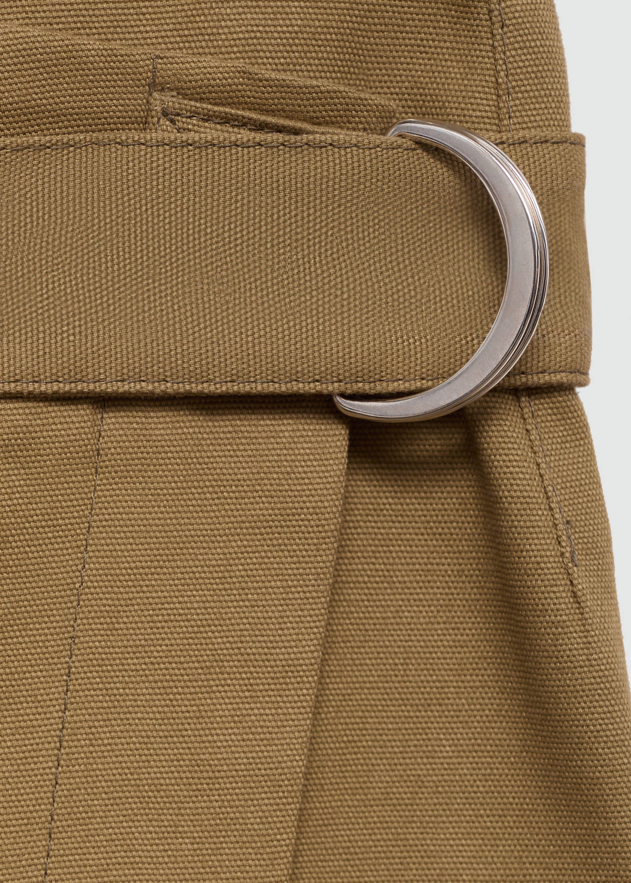 Midi-skirt with cargo pockets - Details of the article 0