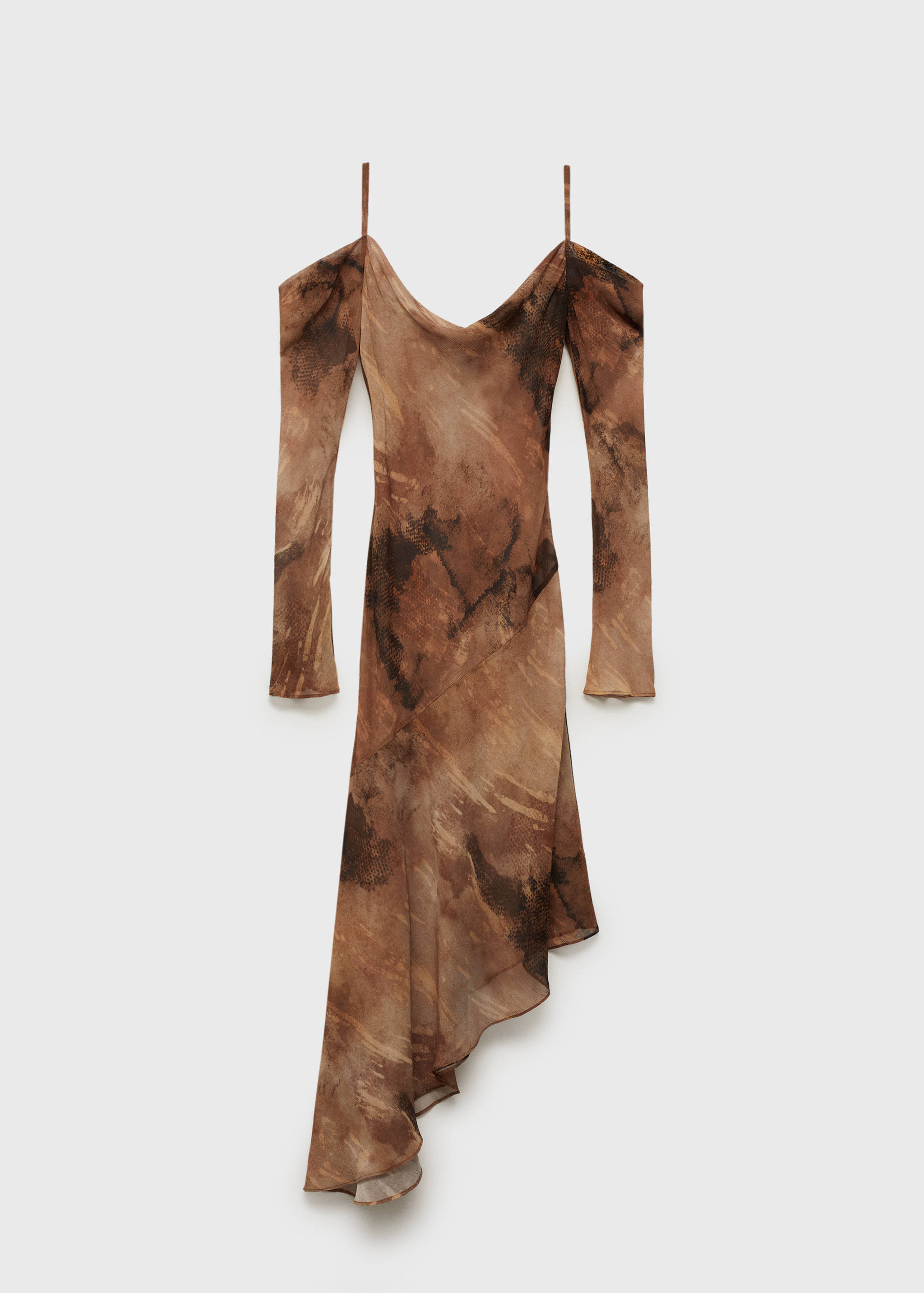 Vestido gasa estampado - Artículo sin modelo