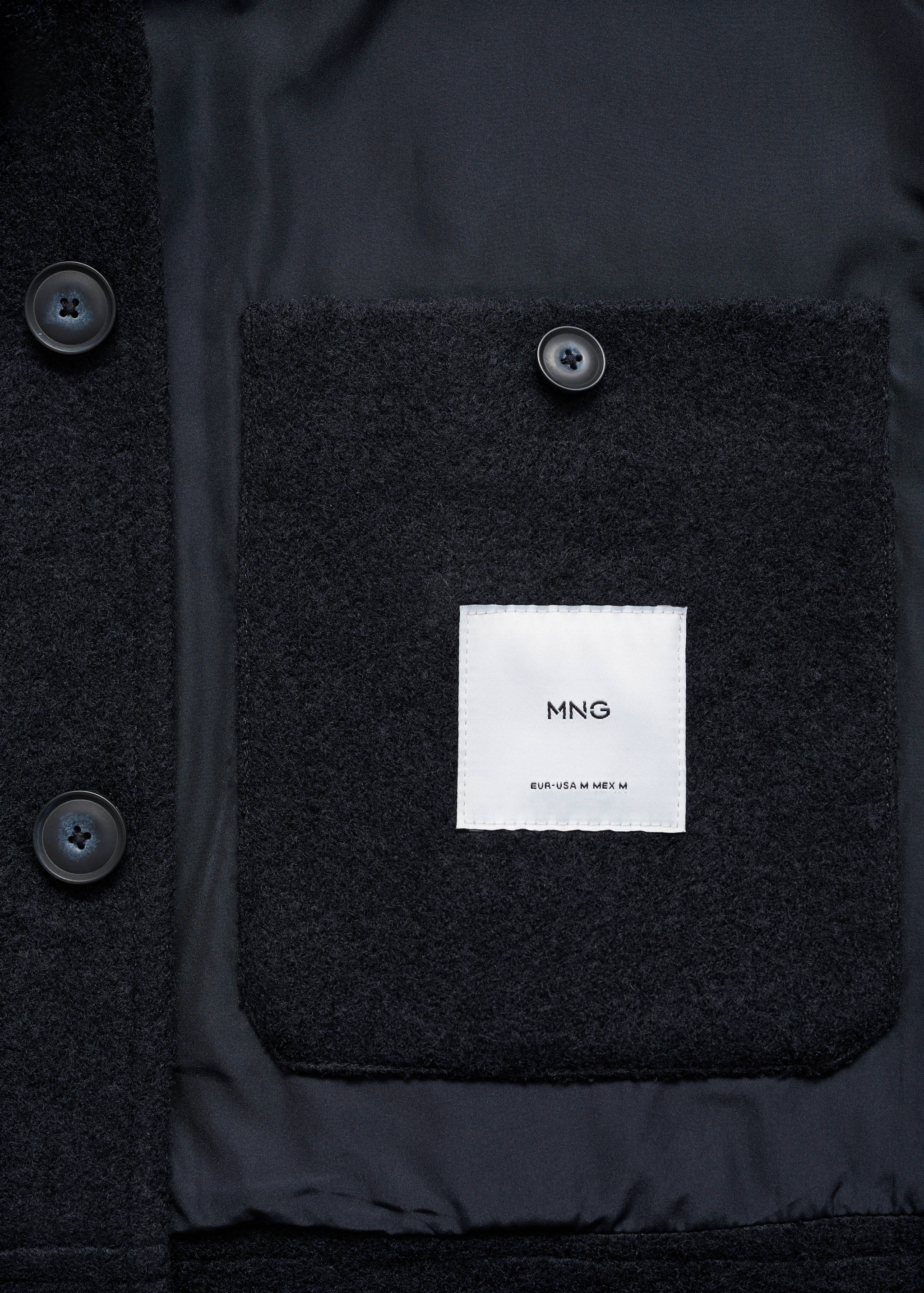 Wool jacket with pockets - Details of the article 0