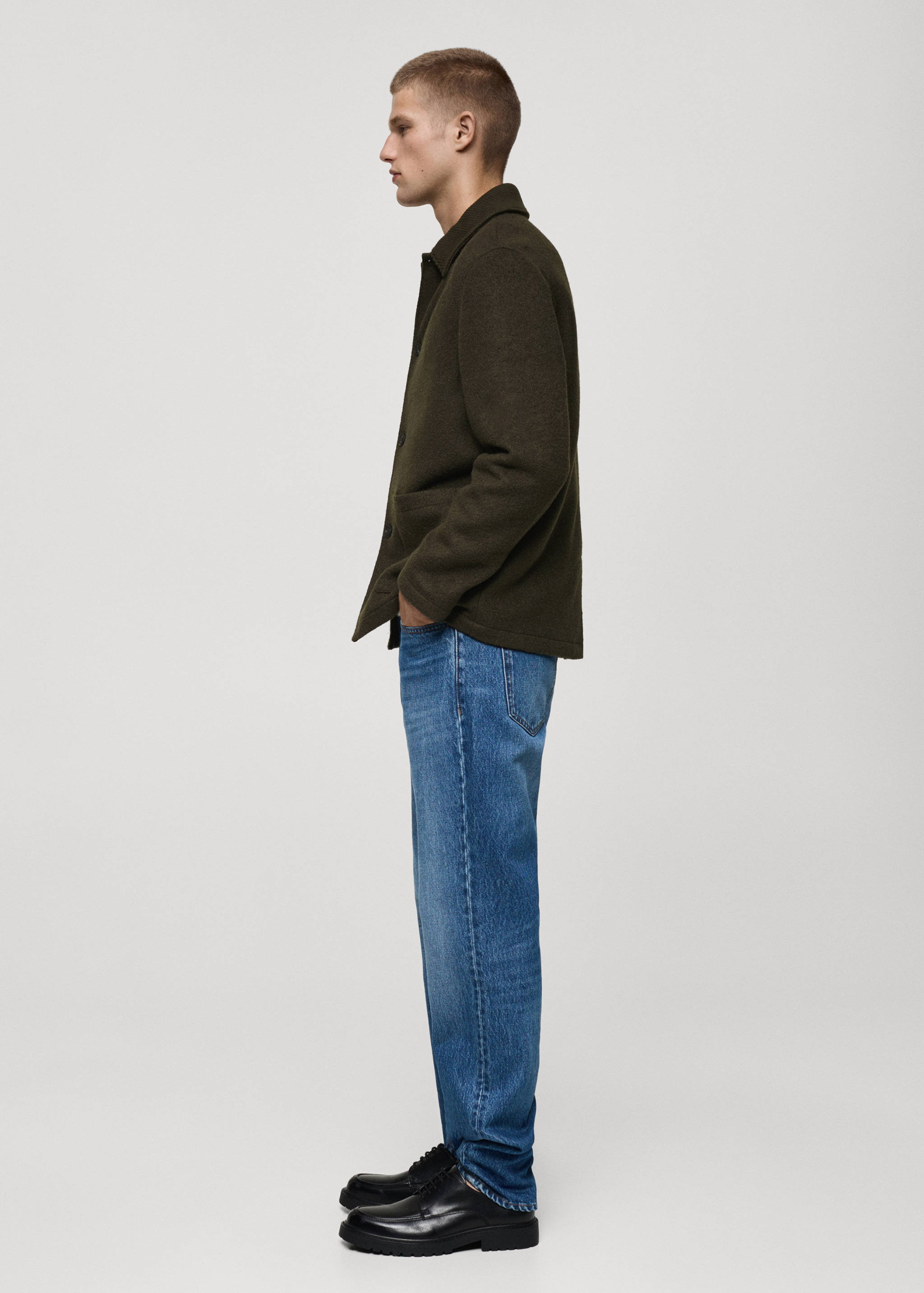 Wool bouclé jacket with pockets - Details of the article 2