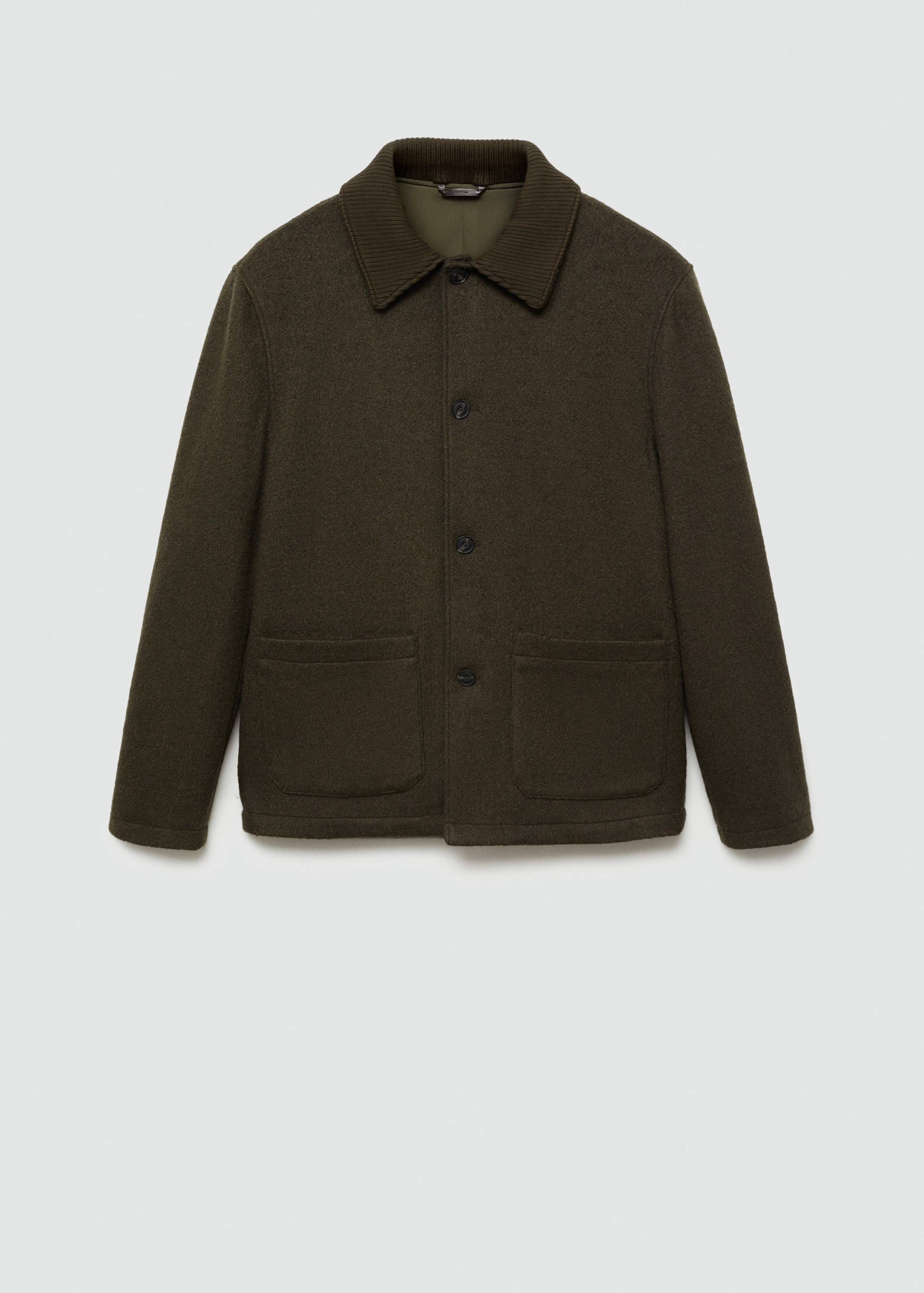 Wool bouclé jacket with pockets - Article without model