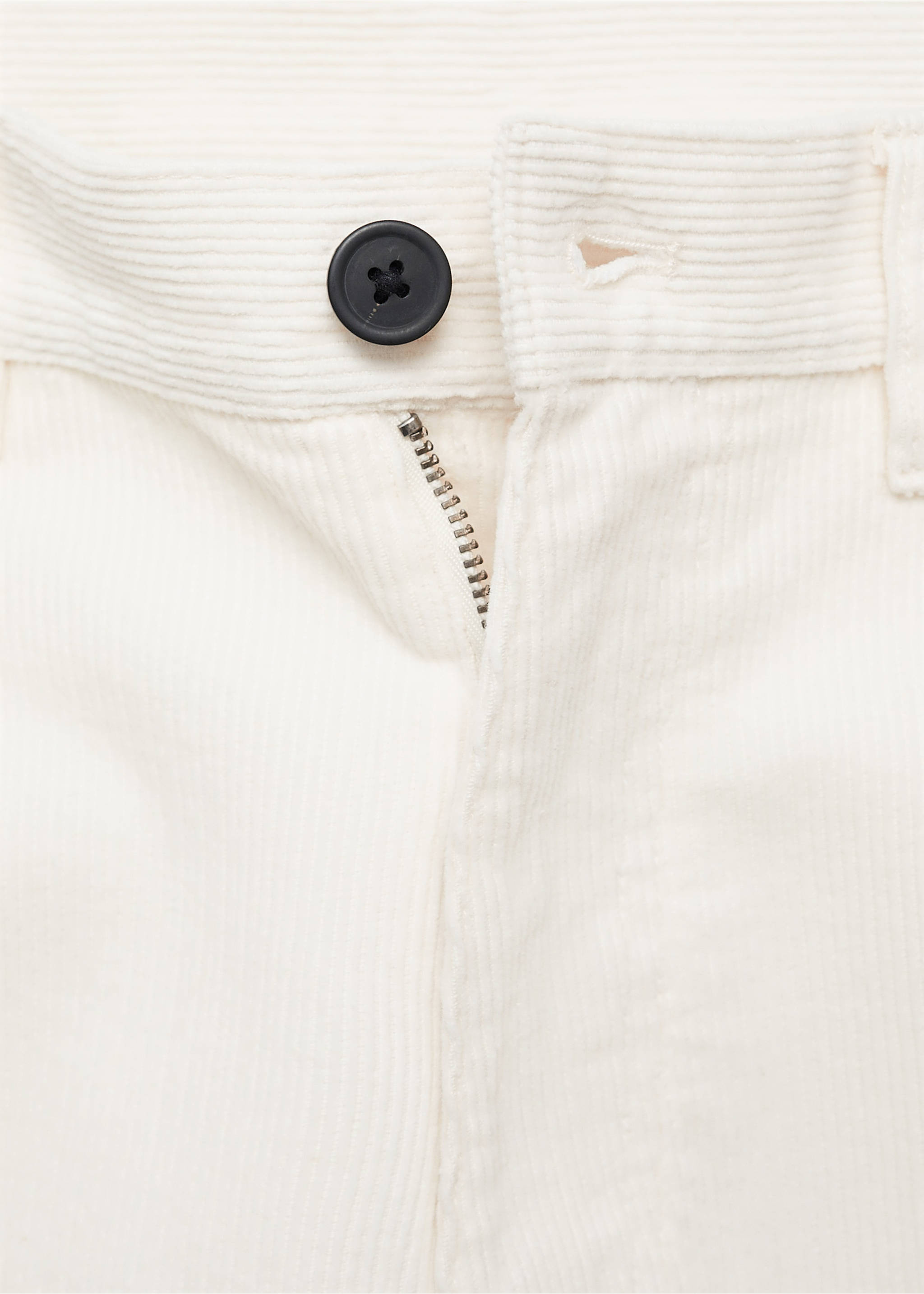 Regular Fit-Cordhose - Detail des Artikels 0, Cremeweiß. Ref: 77027919-00.