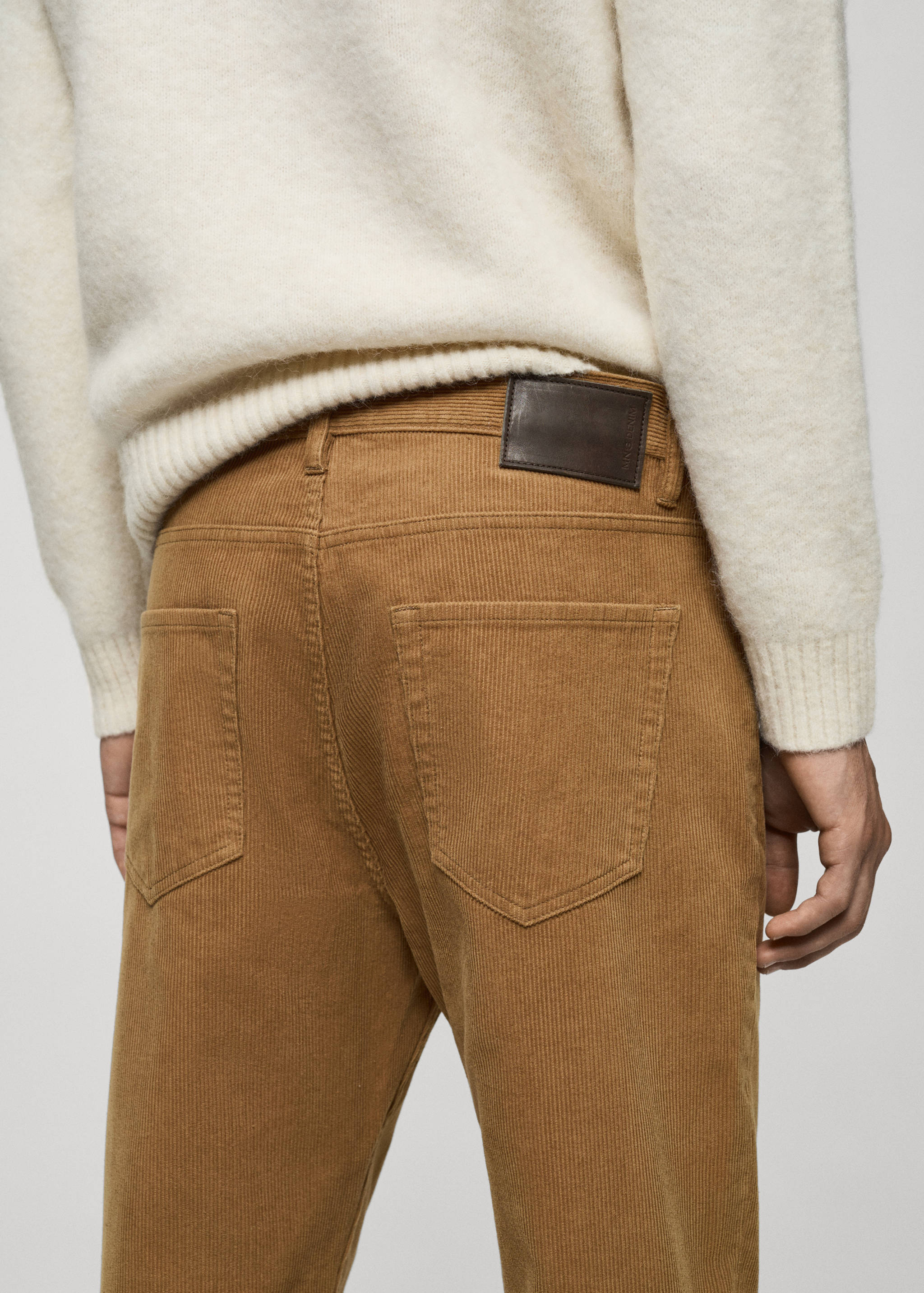 Corduroy regular-fit trousers - Details of the article 6
