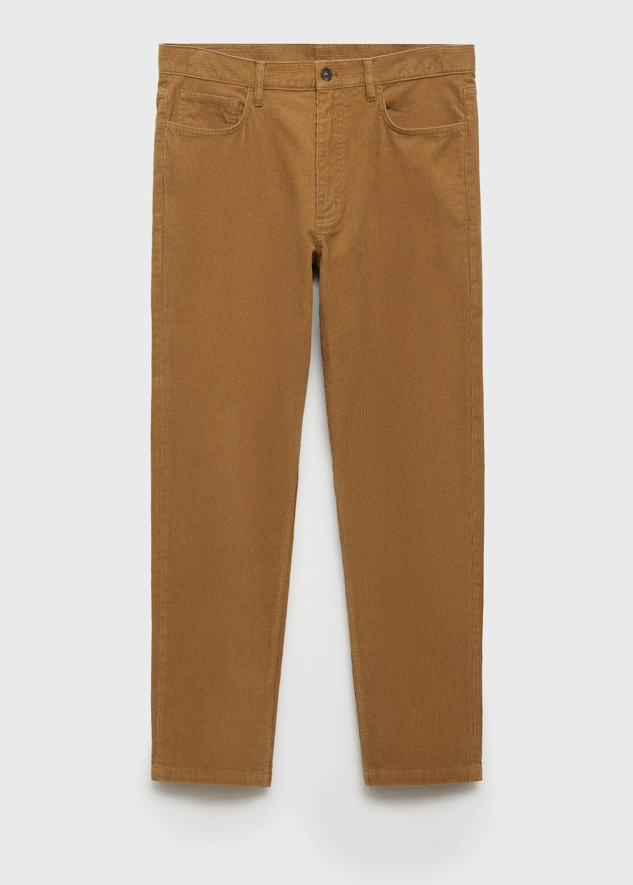 Corduroy regular-fit trousers - Article without model