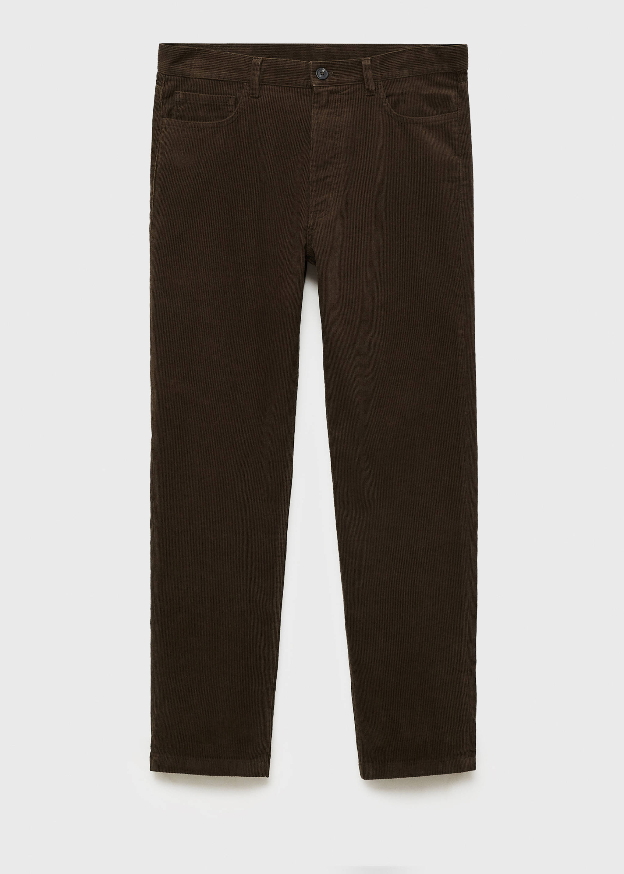 Corduroy regular-fit trousers - Article without model