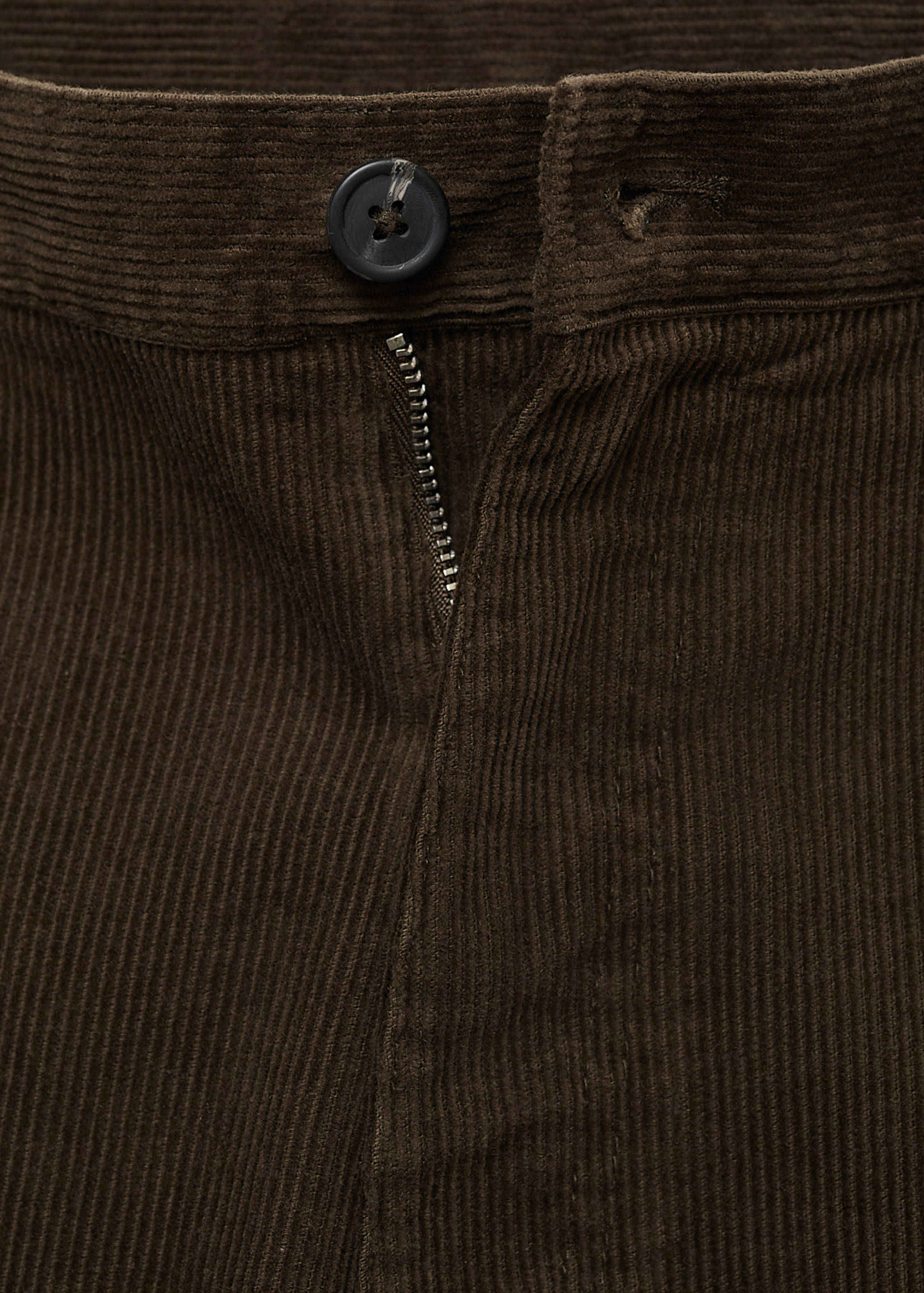 Corduroy regular-fit trousers - Details of the article 0