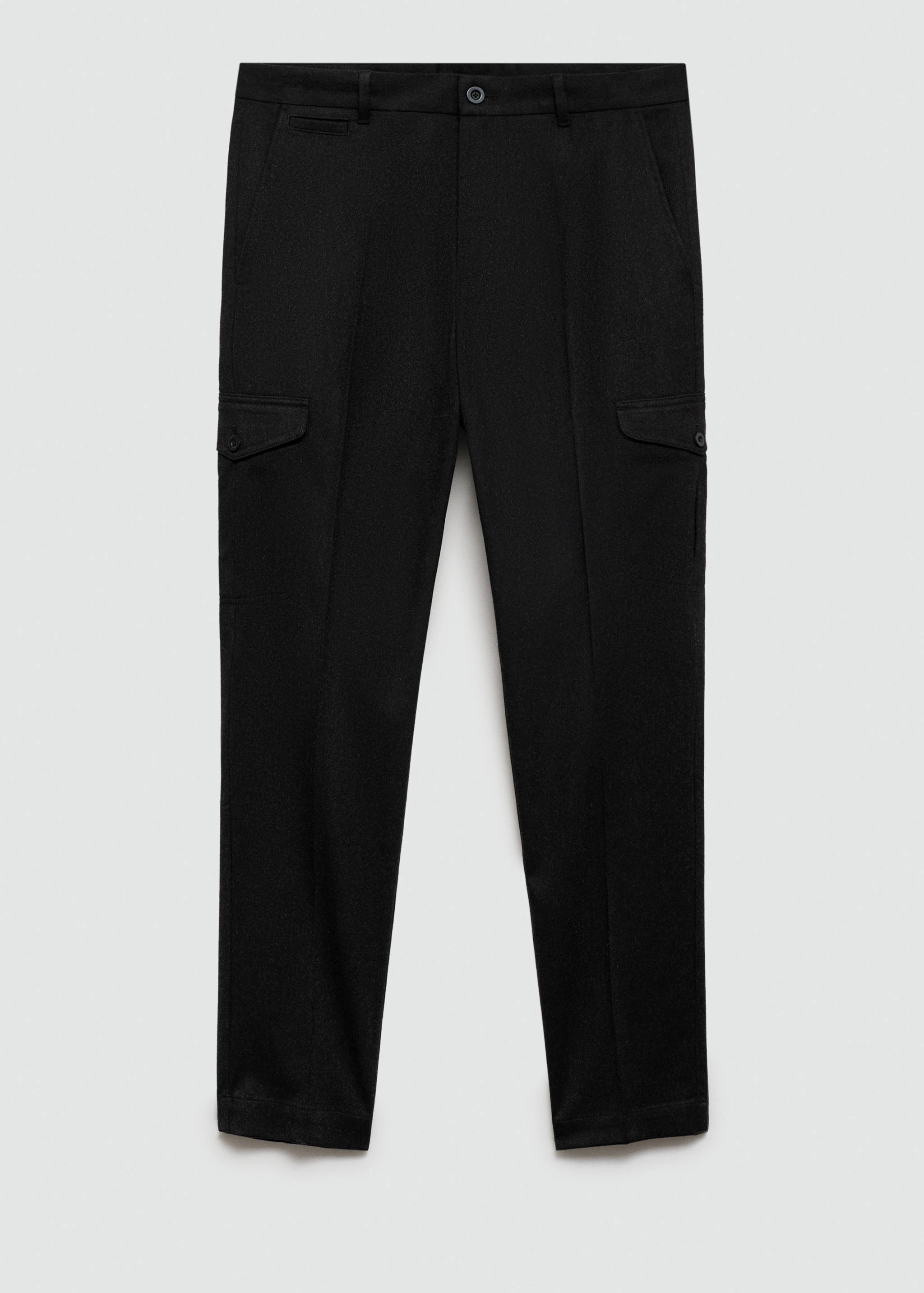Pantalon cargo en flanelle - Article sans modèle