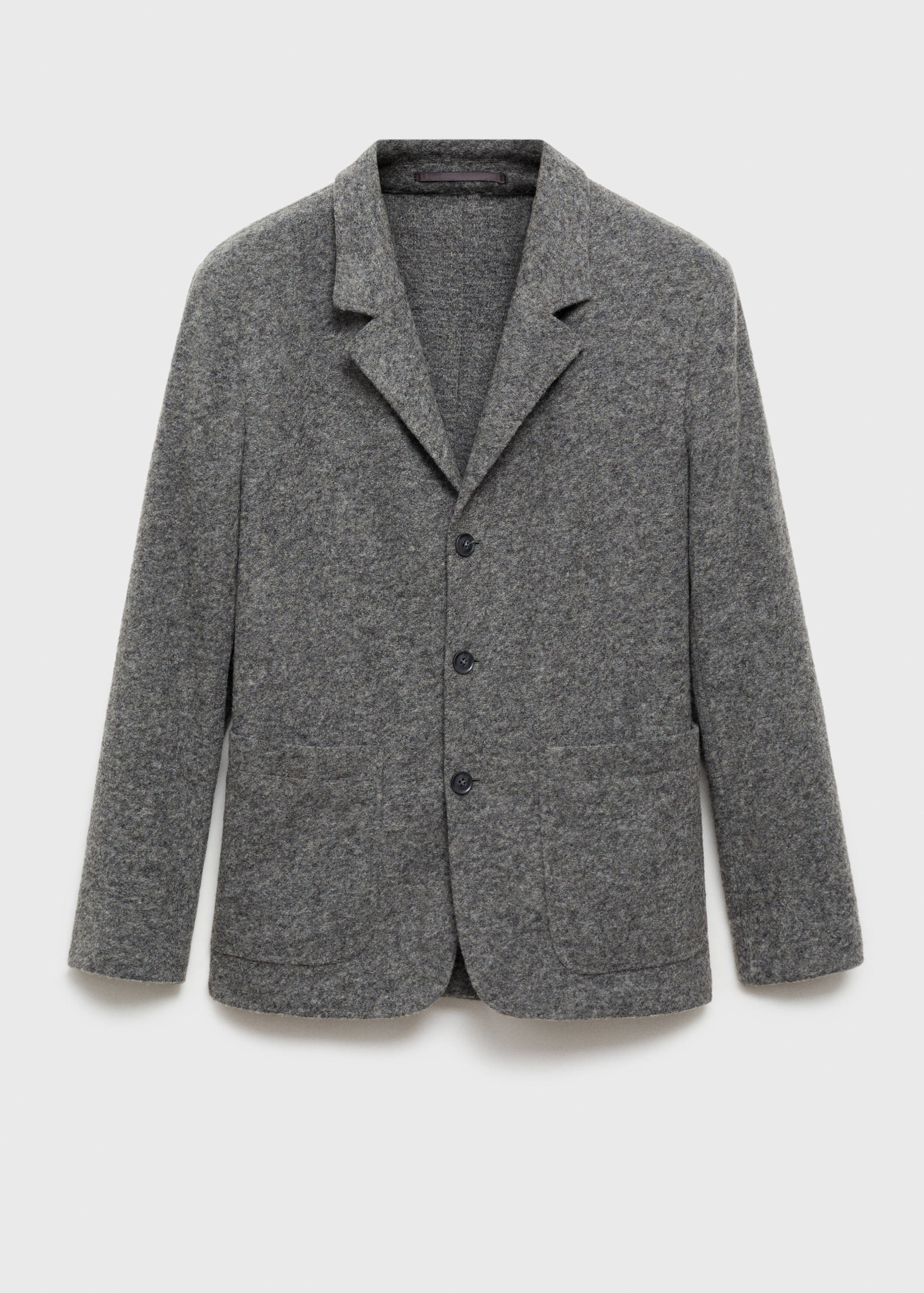 Slim fit flecked wool blazer - Article without model
