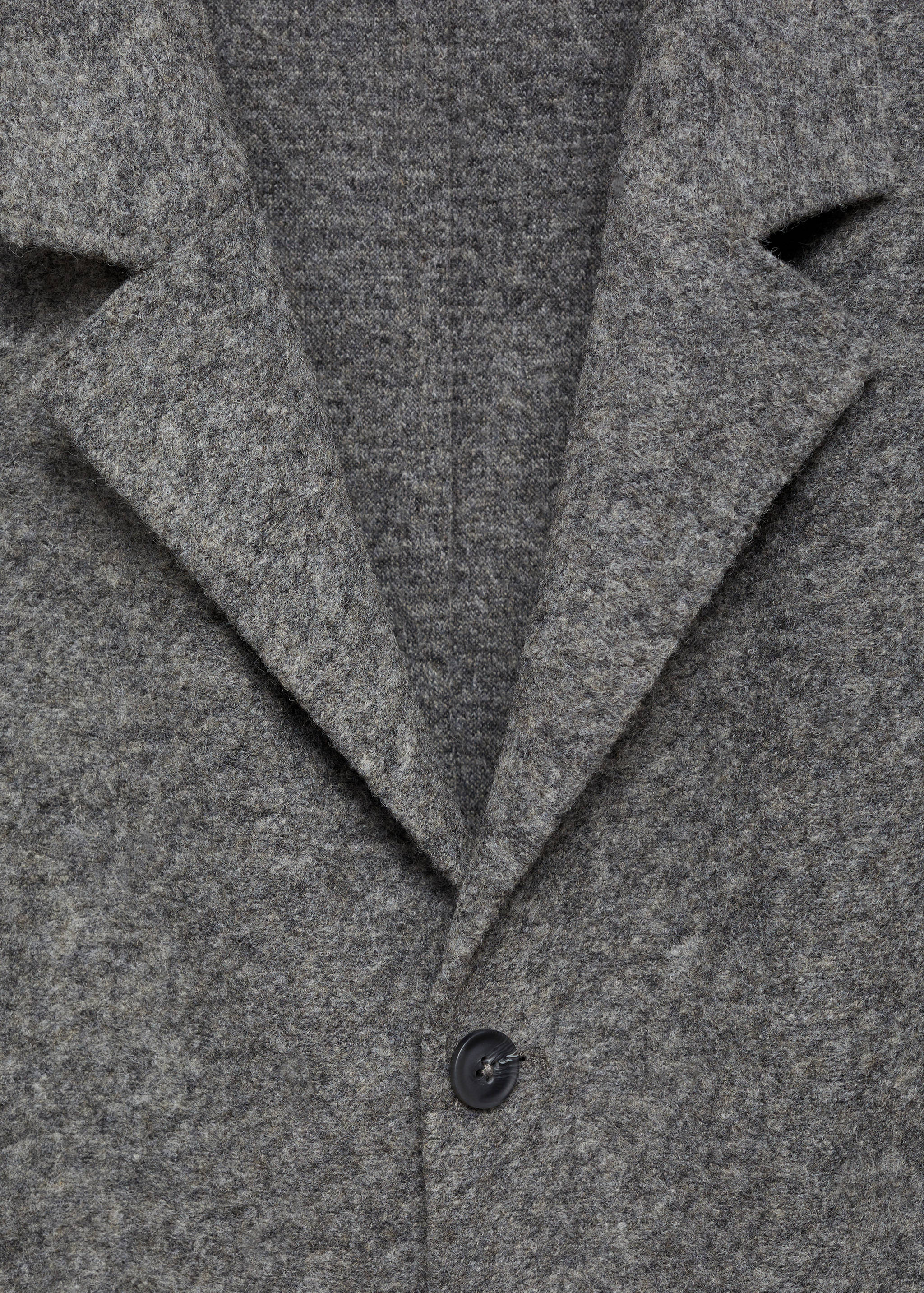 Slim fit flecked wool blazer - Details of the article 8