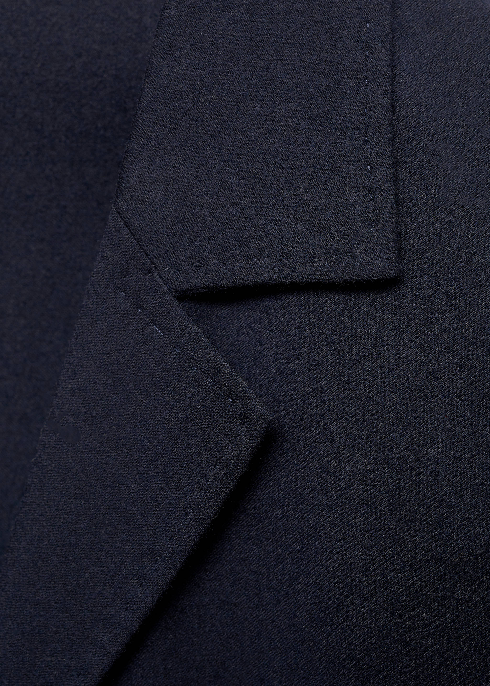 100% virgin wool flannel suit jacket - Details of the article 8