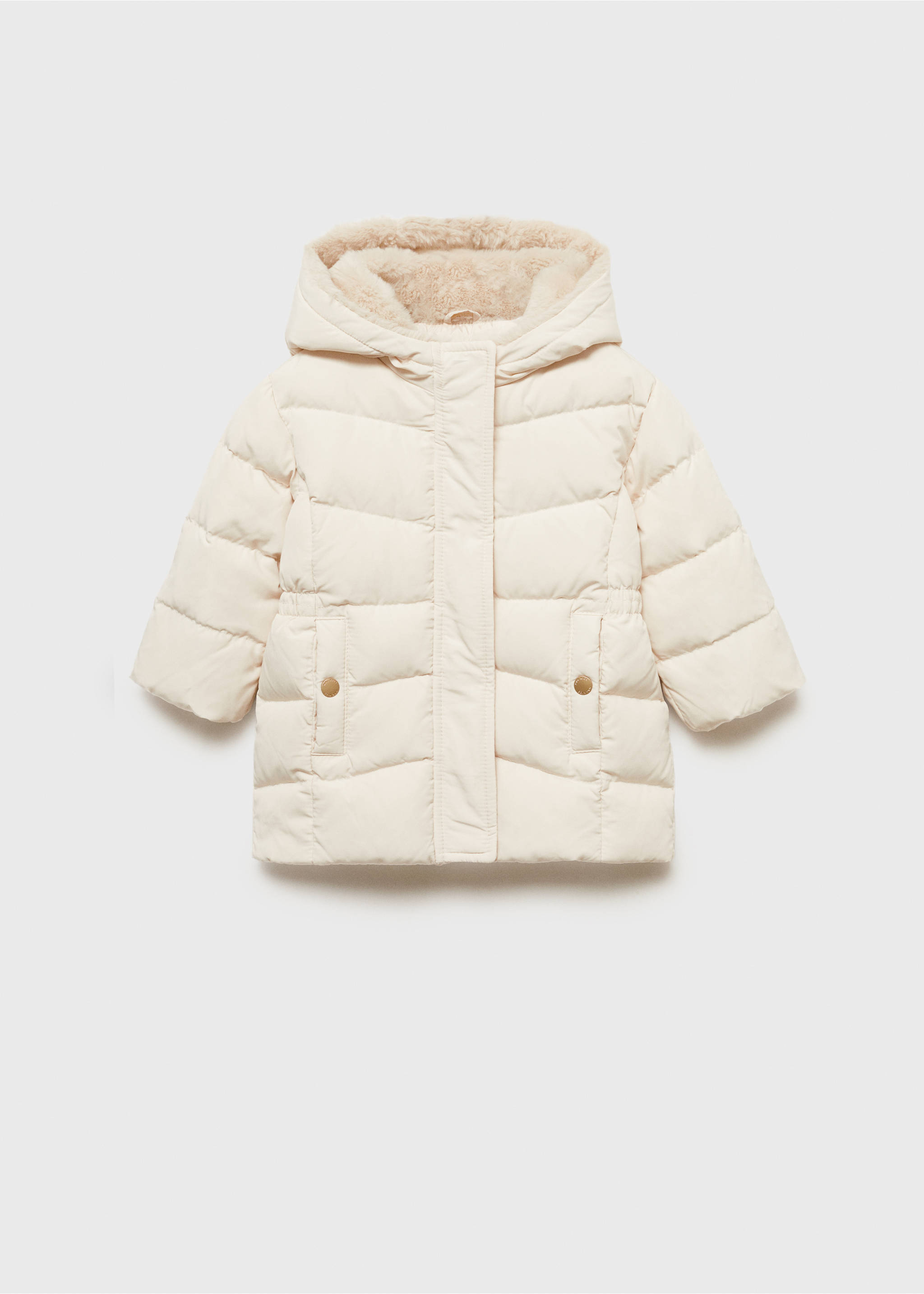Gesteppter Daunenanorak - Artikel ohne Model, Ecru. Ref: 77027924-00.