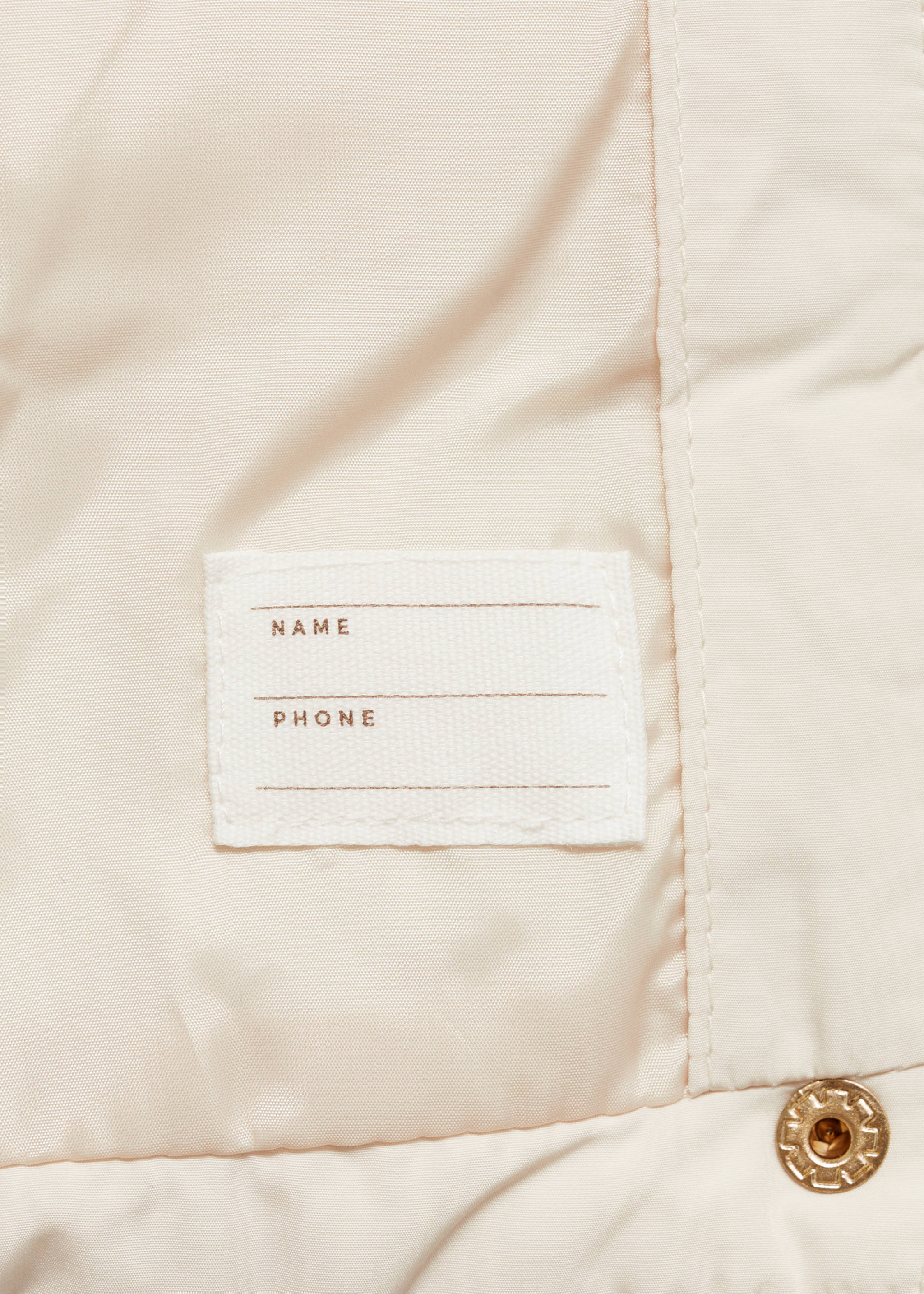 Gesteppter Daunenanorak - Detail des Artikels 0, Ecru. Ref: 77027924-00.