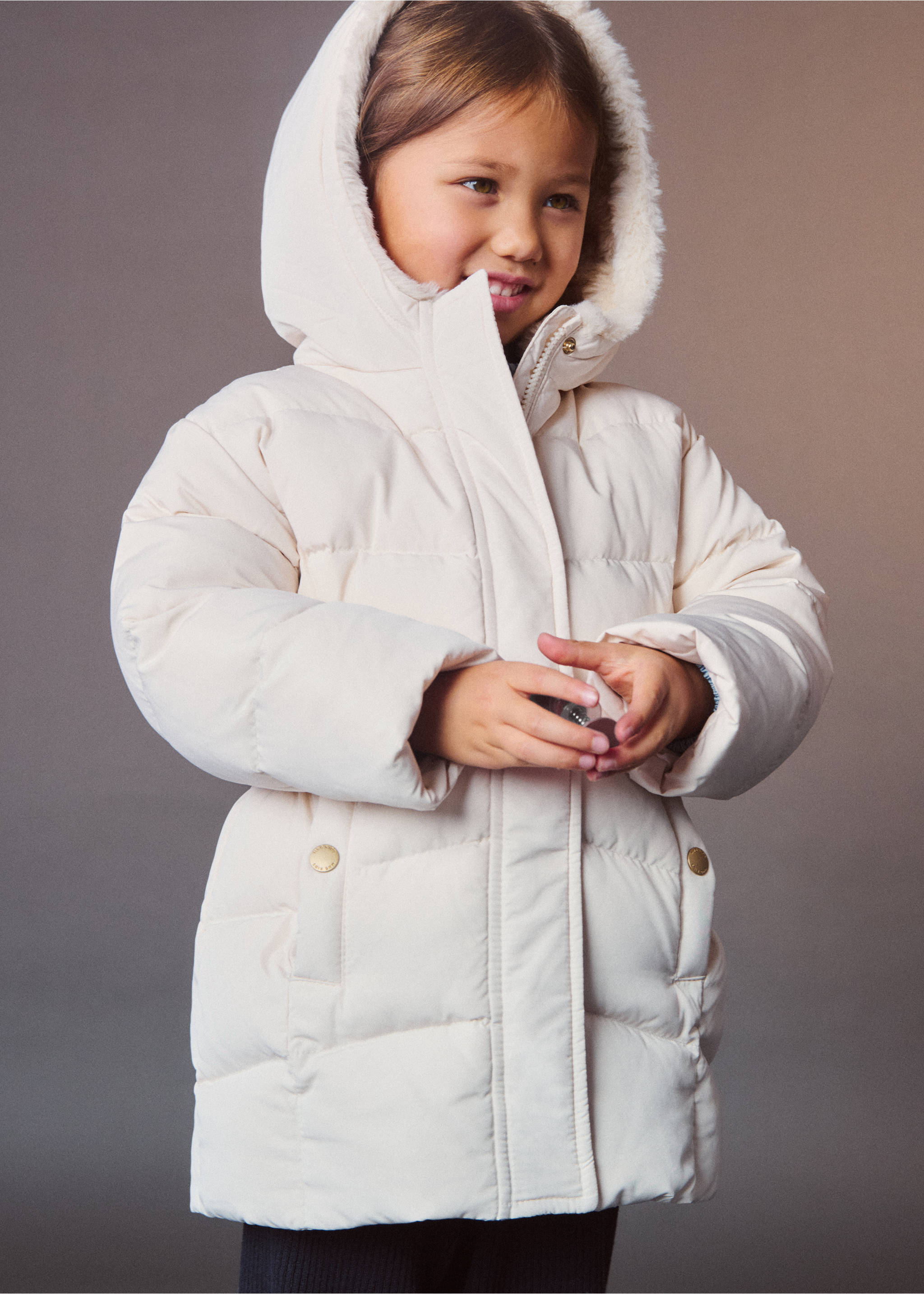 Párnázott, tollbéléses anorák - A termék adatai 5, Ekrü. Ref: 77027924-00.