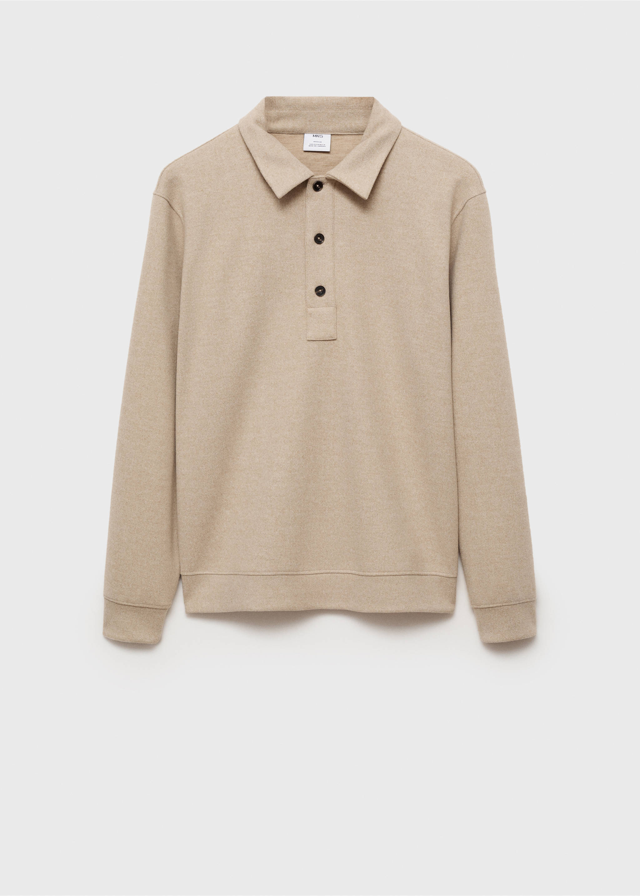Polo regular fit teixit dessuadora - Article sense model, Sorra. Ref: 77027925-00.