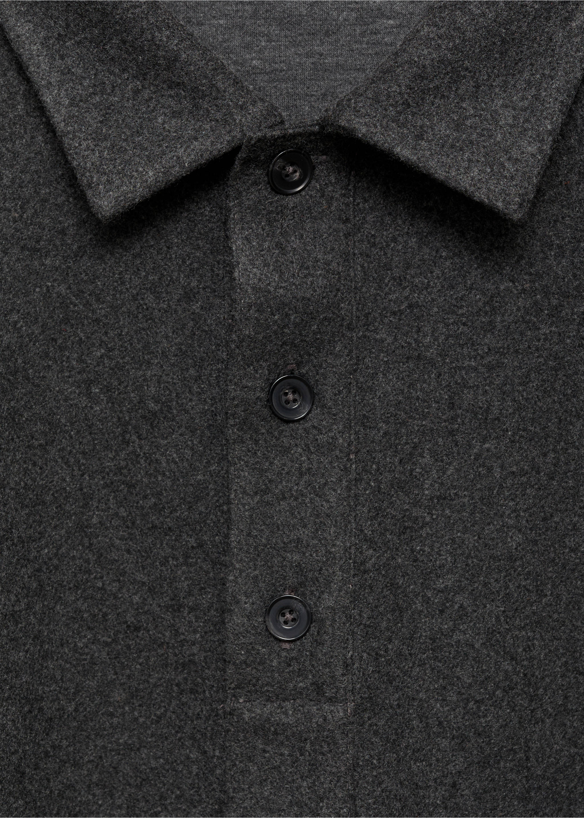 Regular Fit-Poloshirt aus Sweatshirt-Gewebe - Detail des Artikels 8, Anthrazit. Ref: 77027925-00.