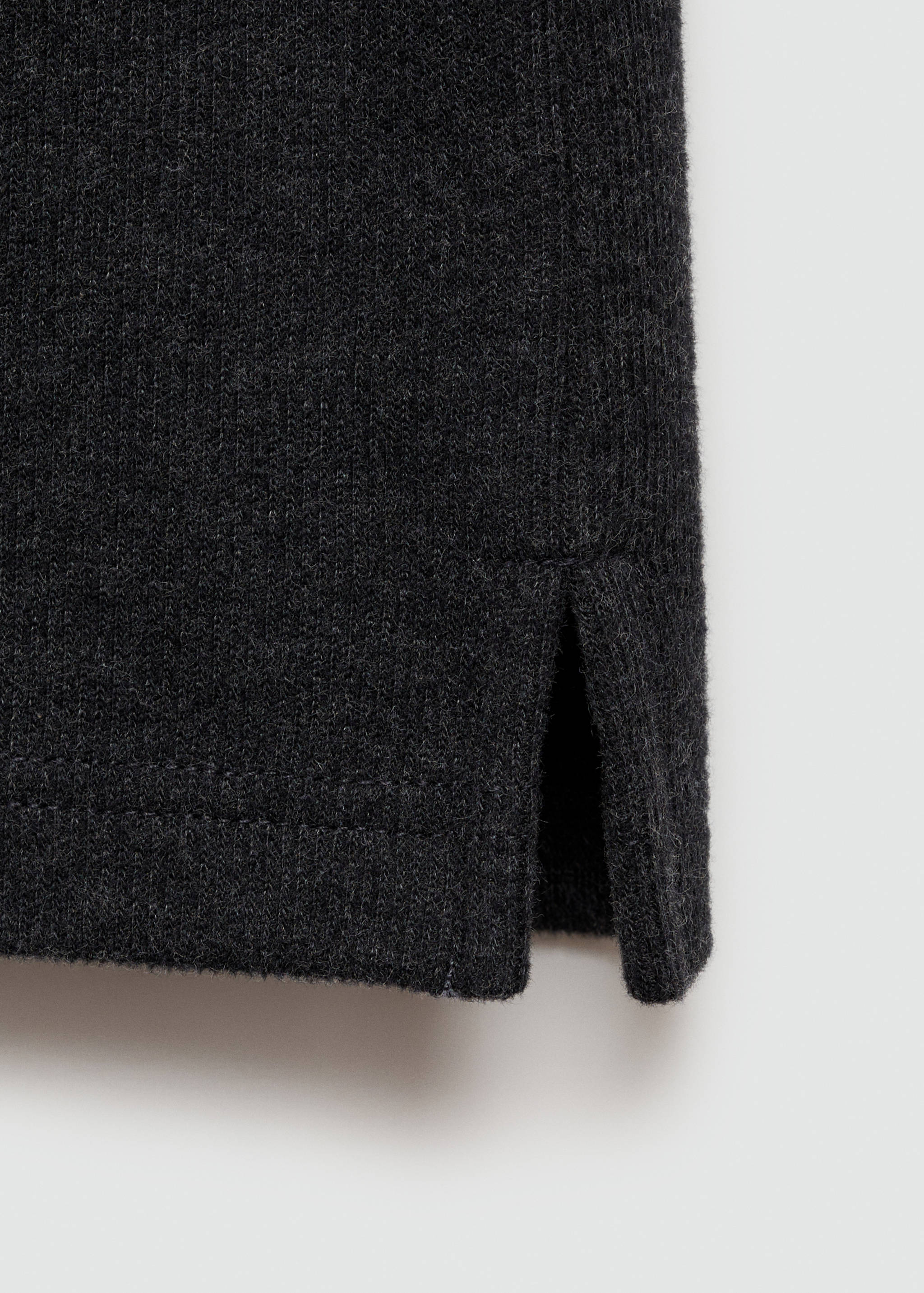 Ribbed sweatshirt collar - Details of the article 0