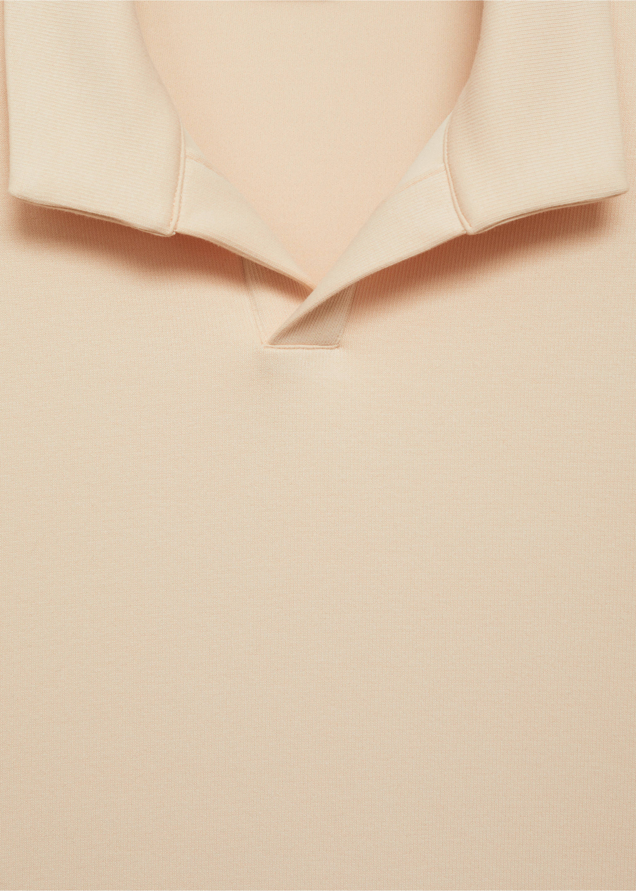 Dessuadora polo relaxed fit - Detall de l'article 8, Cru. Ref: 77027928-00.