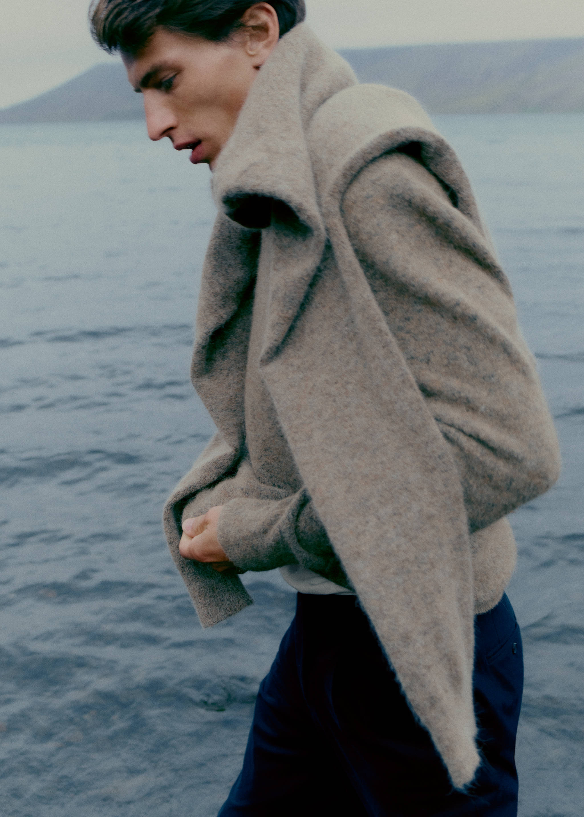 Jersey polo mezcla alpaca y lana - Detalle del artículo 3