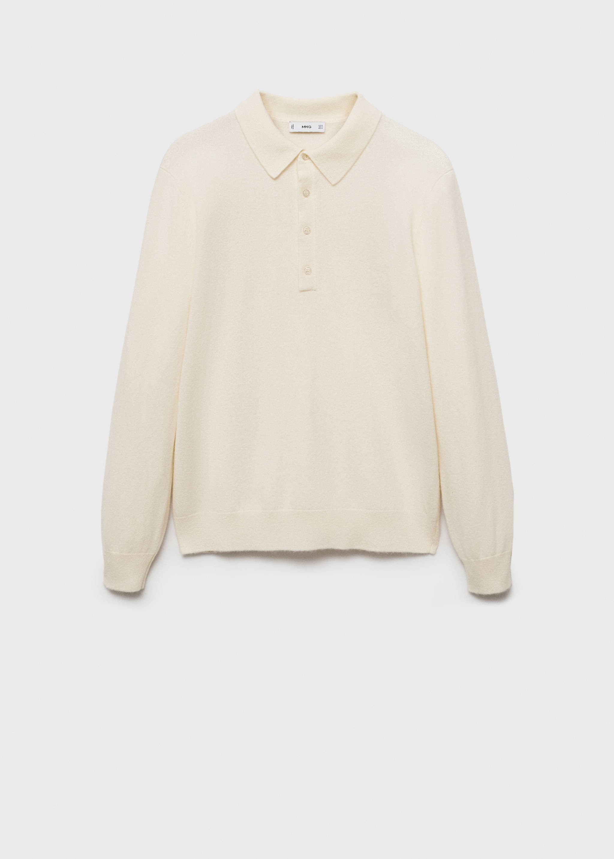 Jersey polo 100% cashmere - Artículo sin modelo