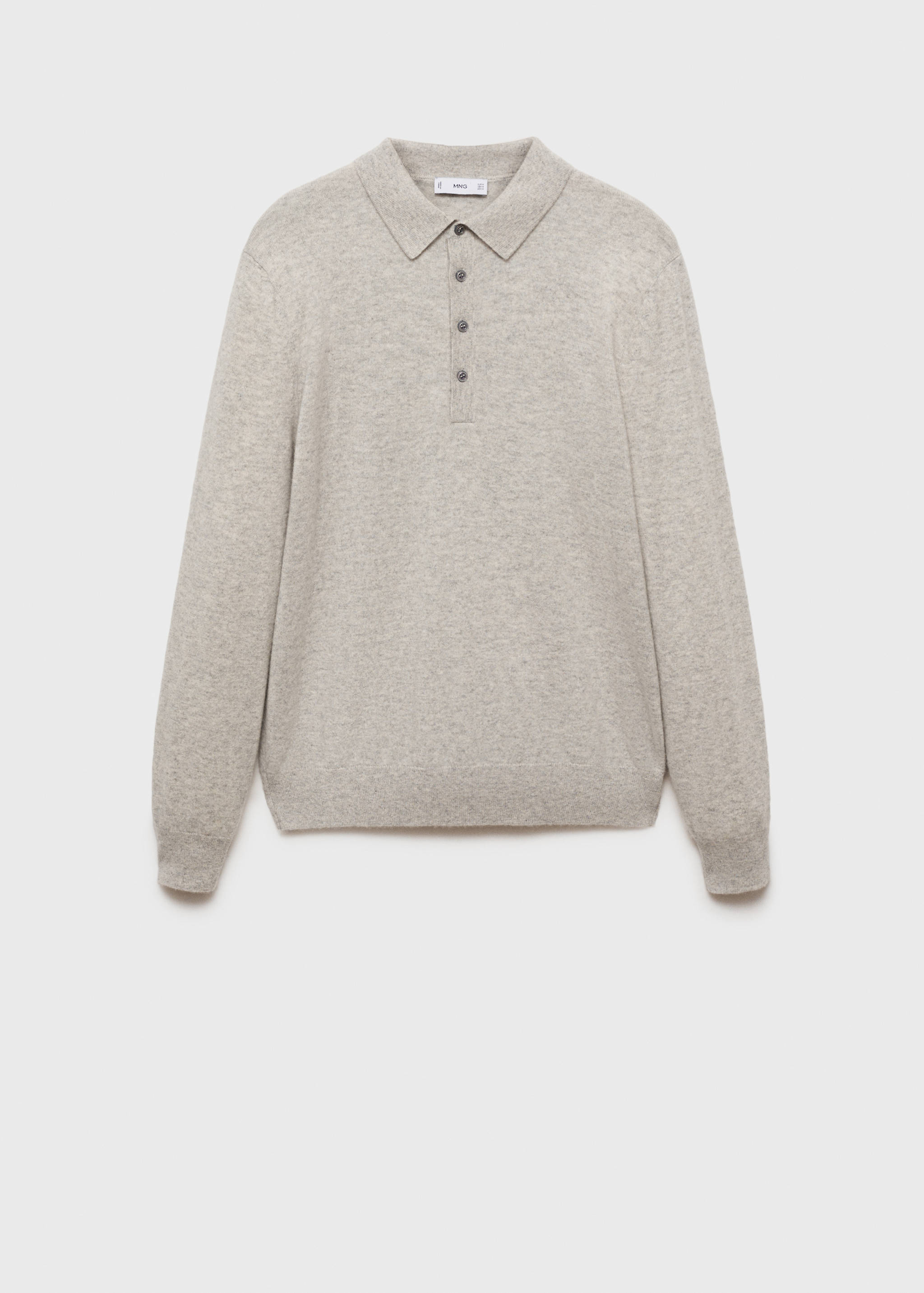 100% cashmere polo sweater - Article without model