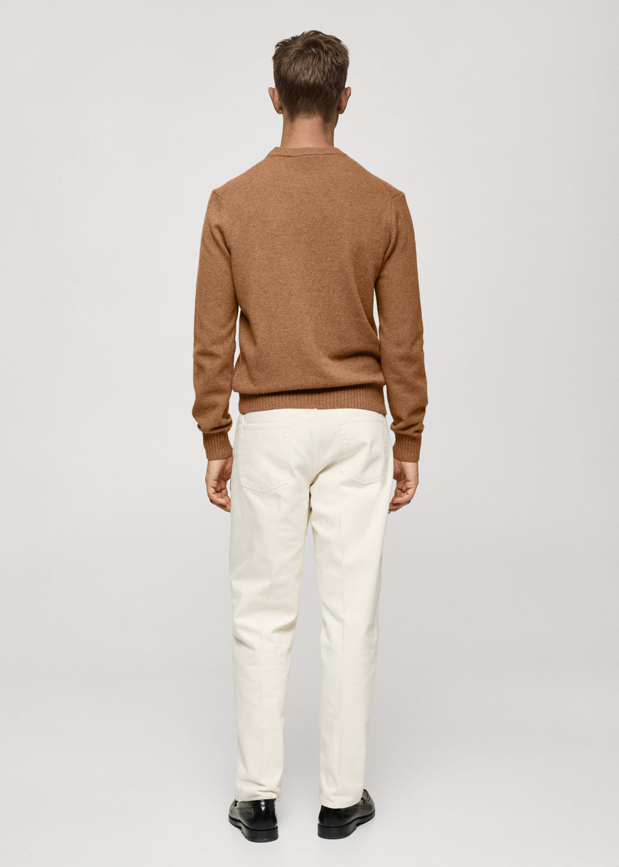 Jersey punto mezcla de lana - Reverso del artículo