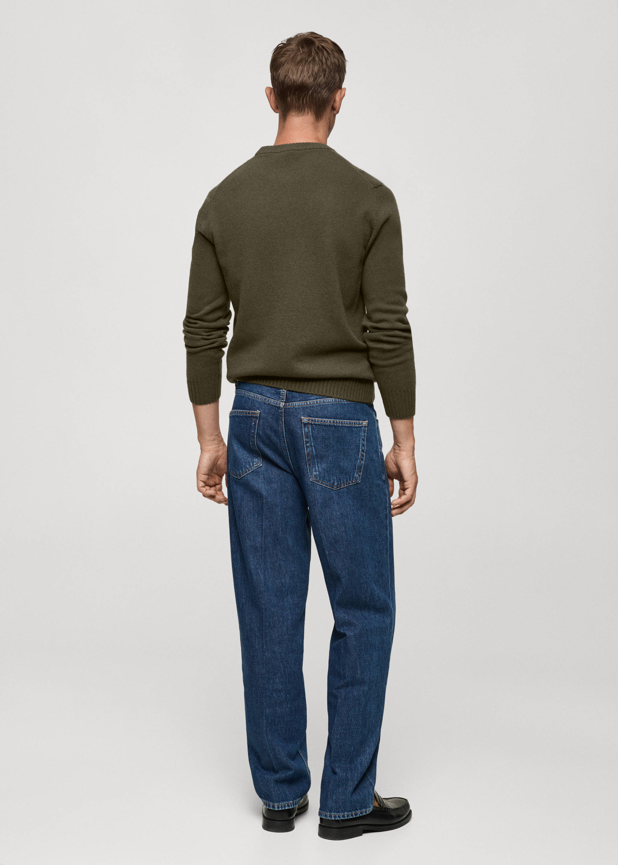 Jersey punto mezcla de lana - Reverso del artículo