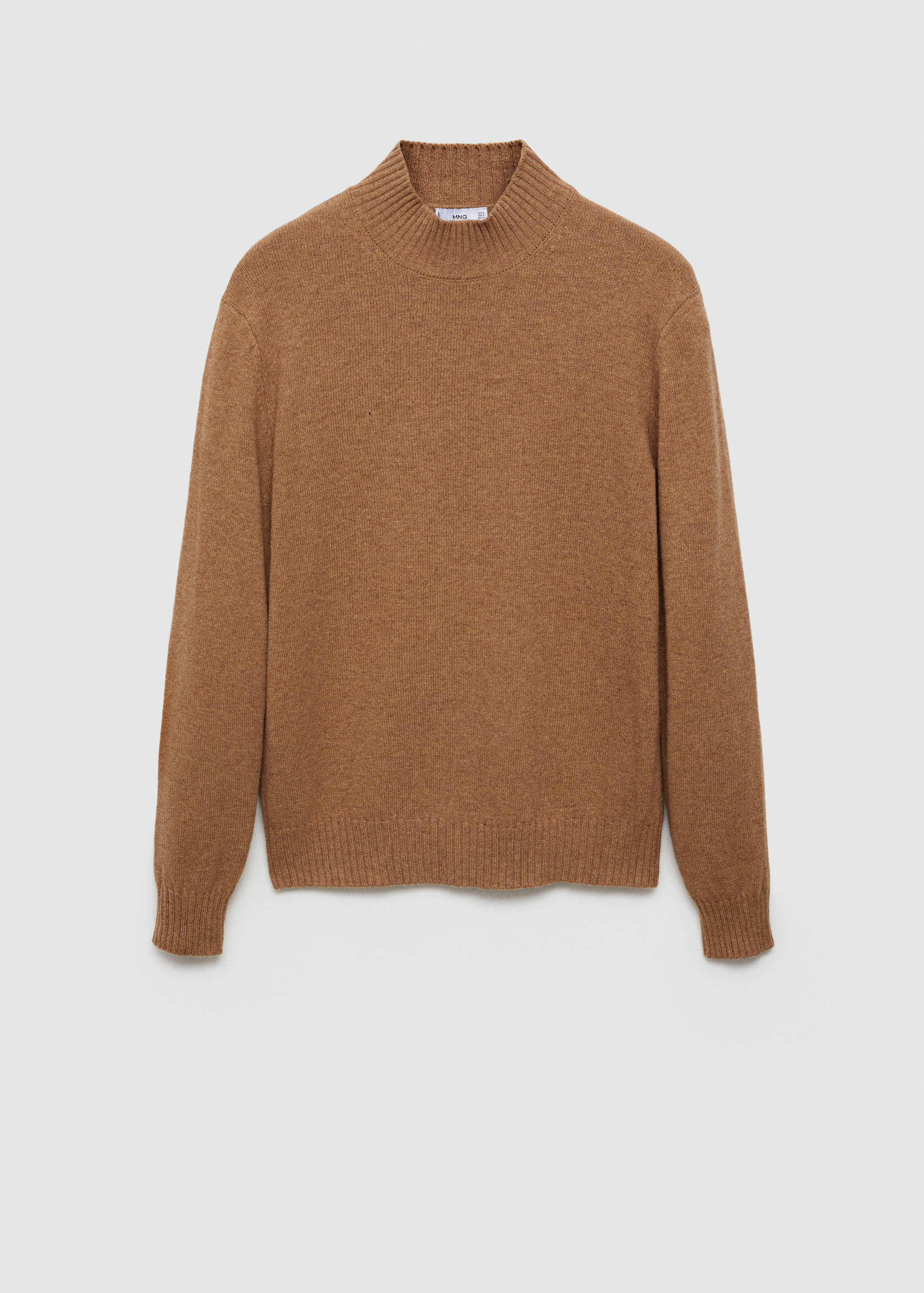 Wool sweater with perkins neck - Article without model