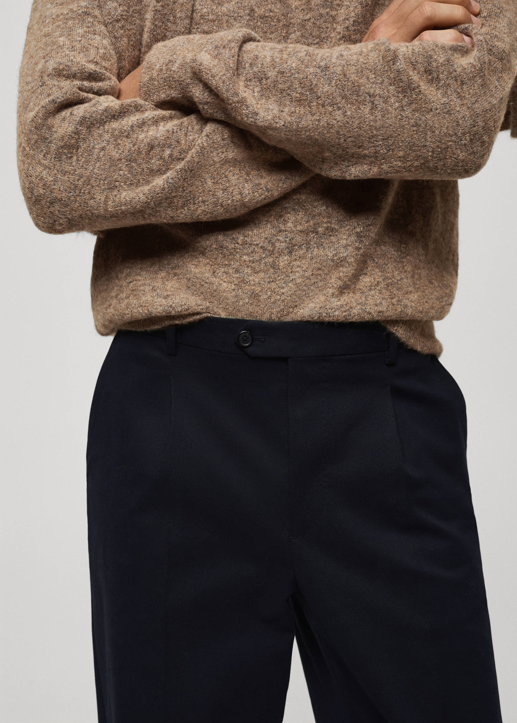 Pantalón twill algodón pinzas - Detalle del artículo 1