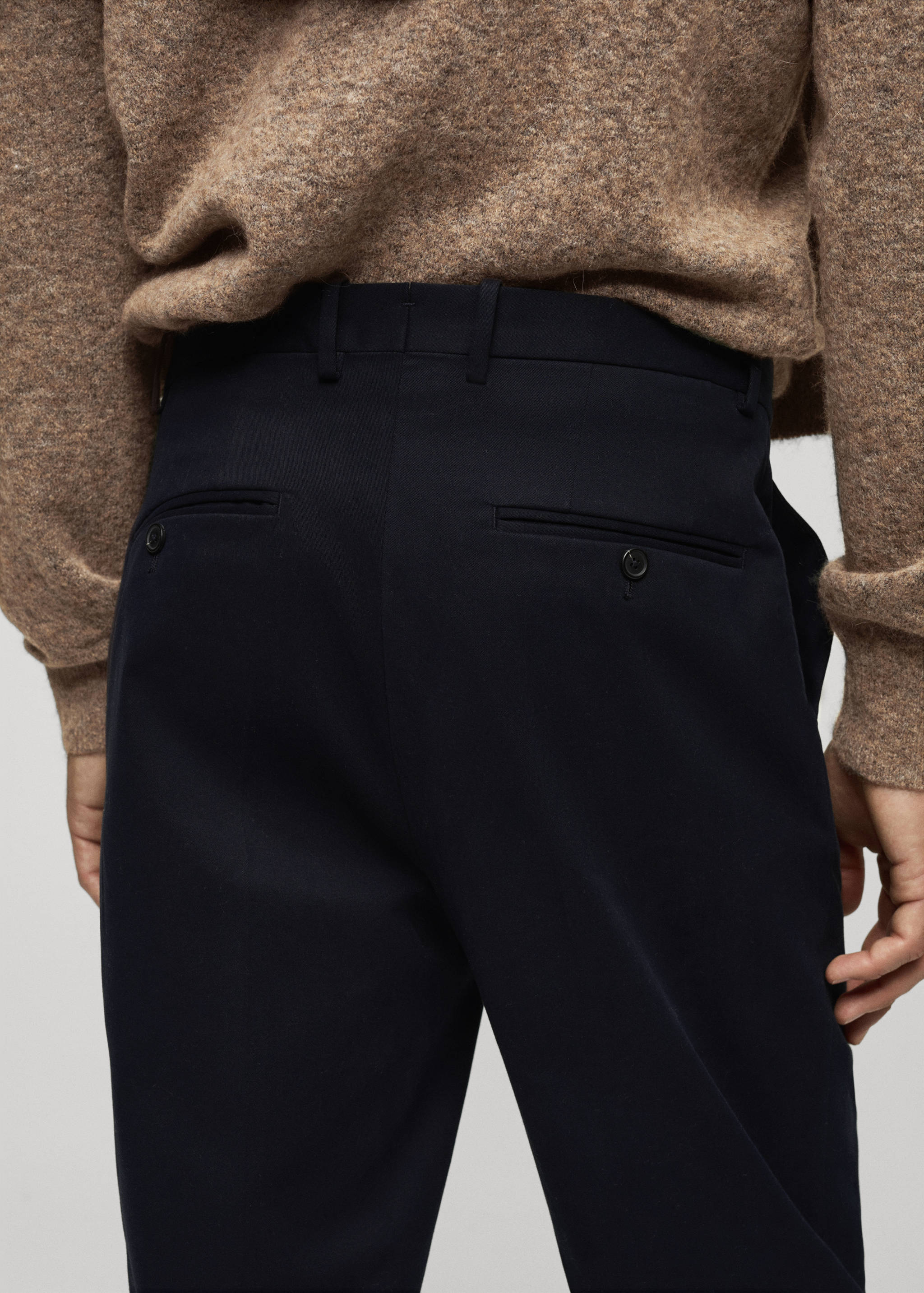 Pantalón twill algodón pinzas - Detalle del artículo 6