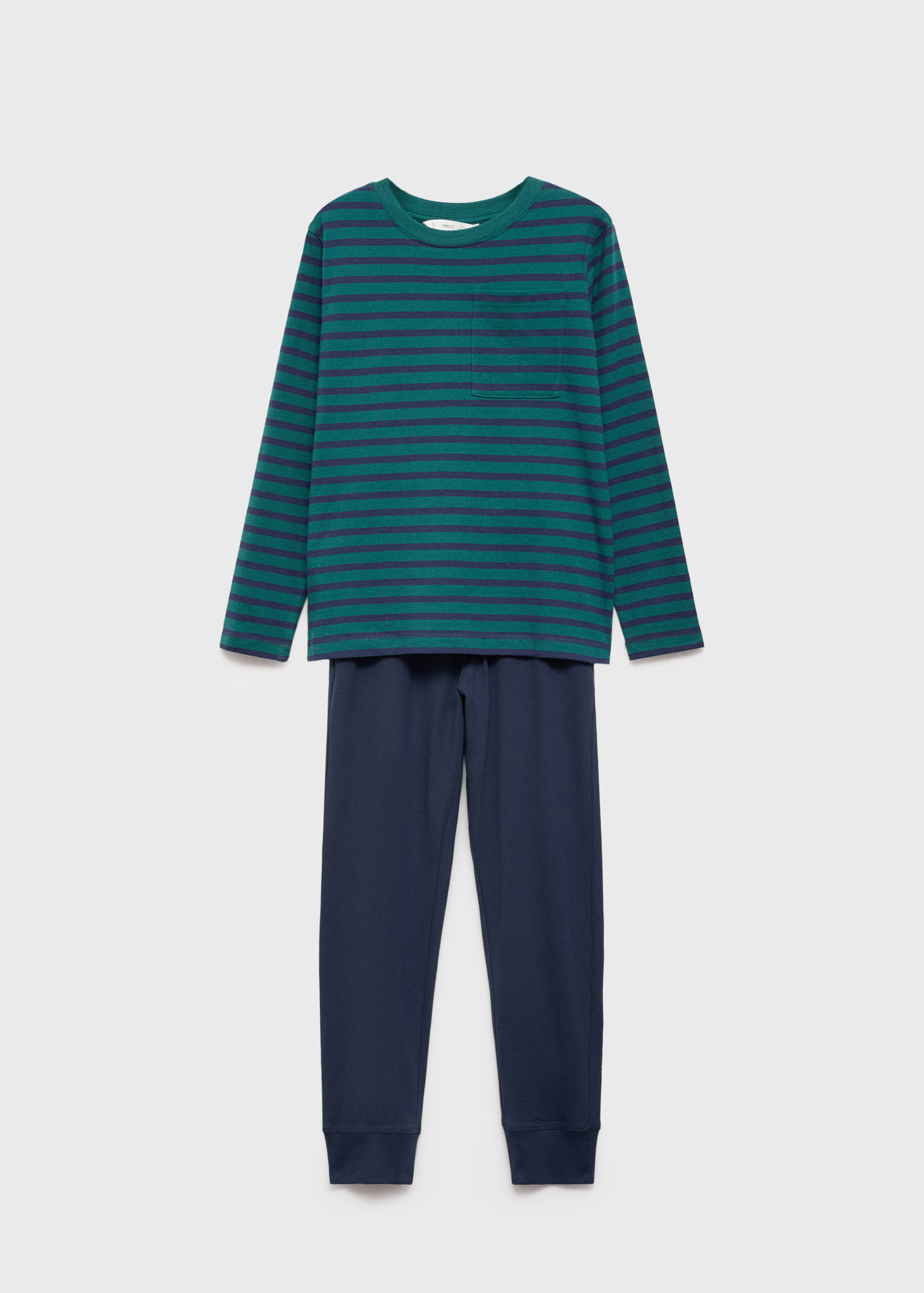 Striped long pyjamas - Article without model